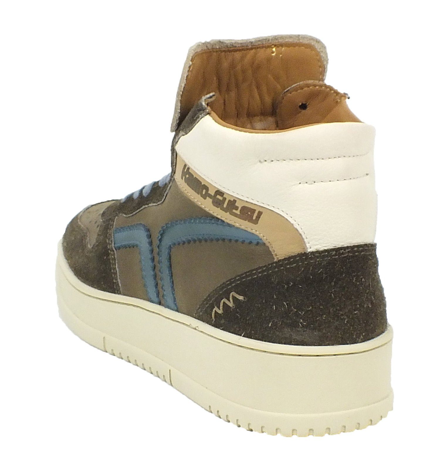 Kamo-Gutsu Damen Leder Sneaker Taupe Ginepro günstig online kaufen