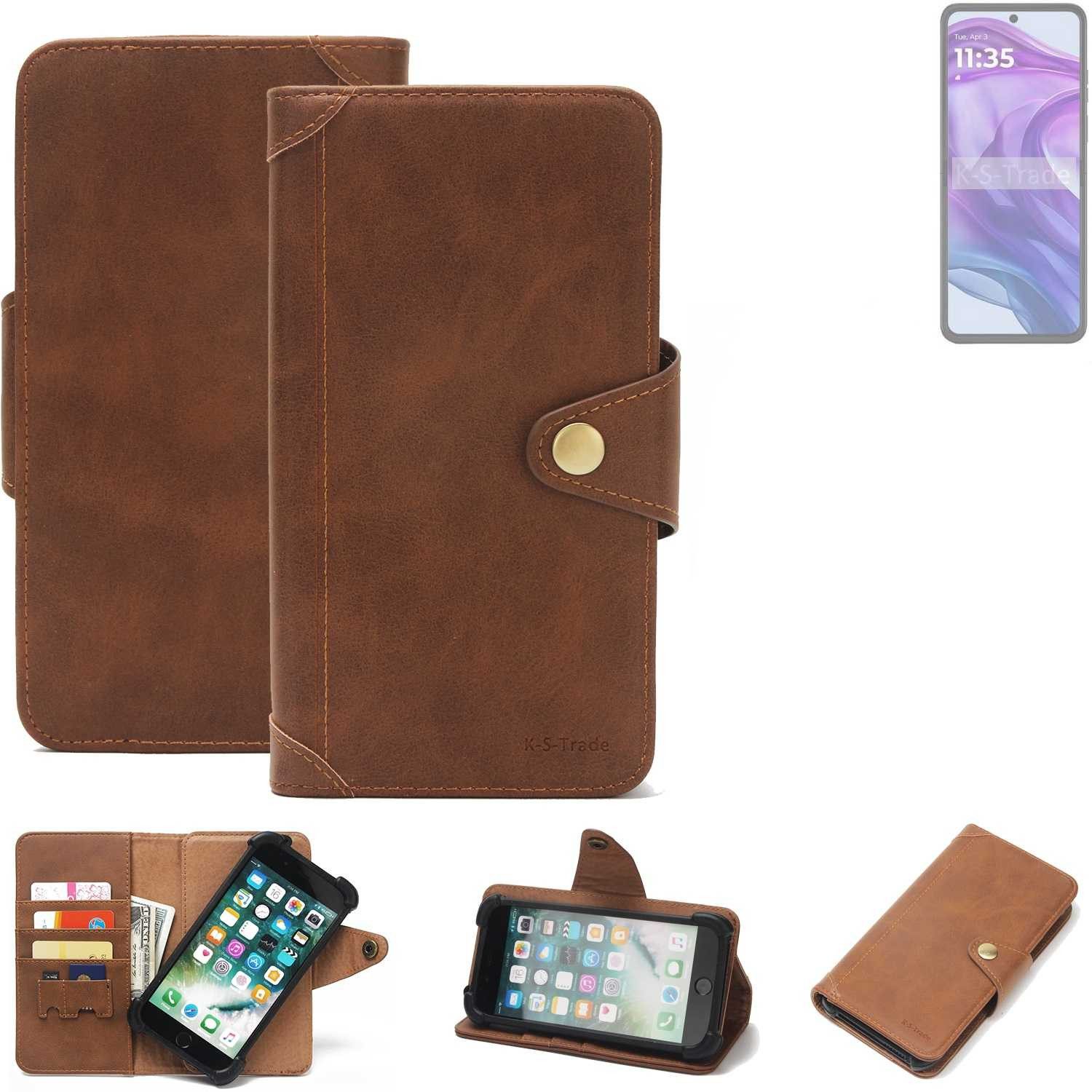 K-S-Trade Handyhülle für Motorola Razr 50 Ultra, Handyhülle Schutz Hülle Walletcase Bookstyle Tasche Case