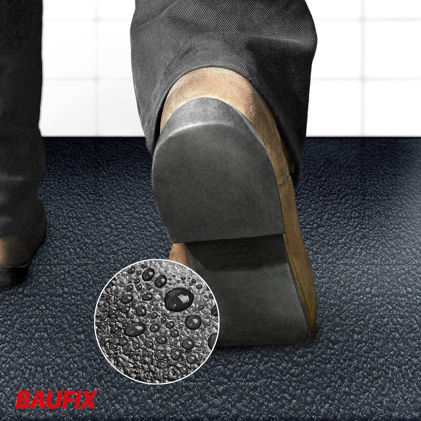 Baufix Bodenversiegelung Anti-Rutsch Bodenbeschichtung matt, 2,5 Liter für ca. 17,5 m², Schutzanstrich für Beton, Estrich & Zementfaserplatten, lichtbeständig