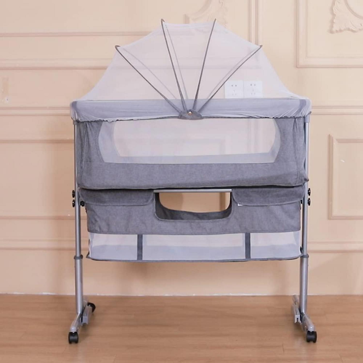 LuxusKollektion Stubenwagen Babywiege faltbar 3in1 mit Matratze