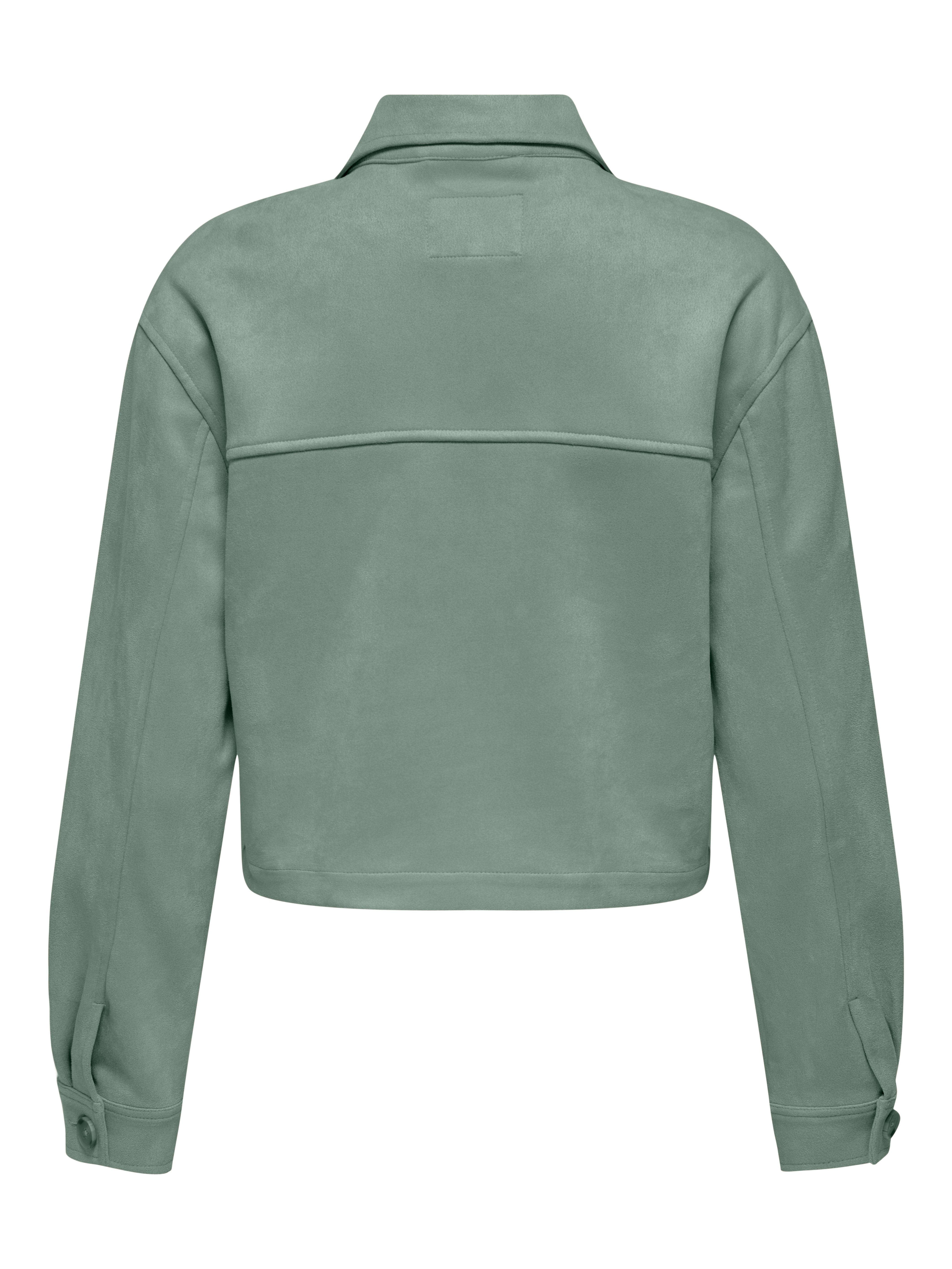 ONLY Kurzjacke ONLBELICIA LIFE FAUX SUEDE JACKET OTW aus weichem Wildlederimitat