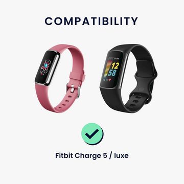 kwmobile USB Ladekabel für Fitbit Charge 5 / luxe - Charger Elektro-Kabel, USB Lade Kabel für Fitbit Charge 5 / luxe - Charger