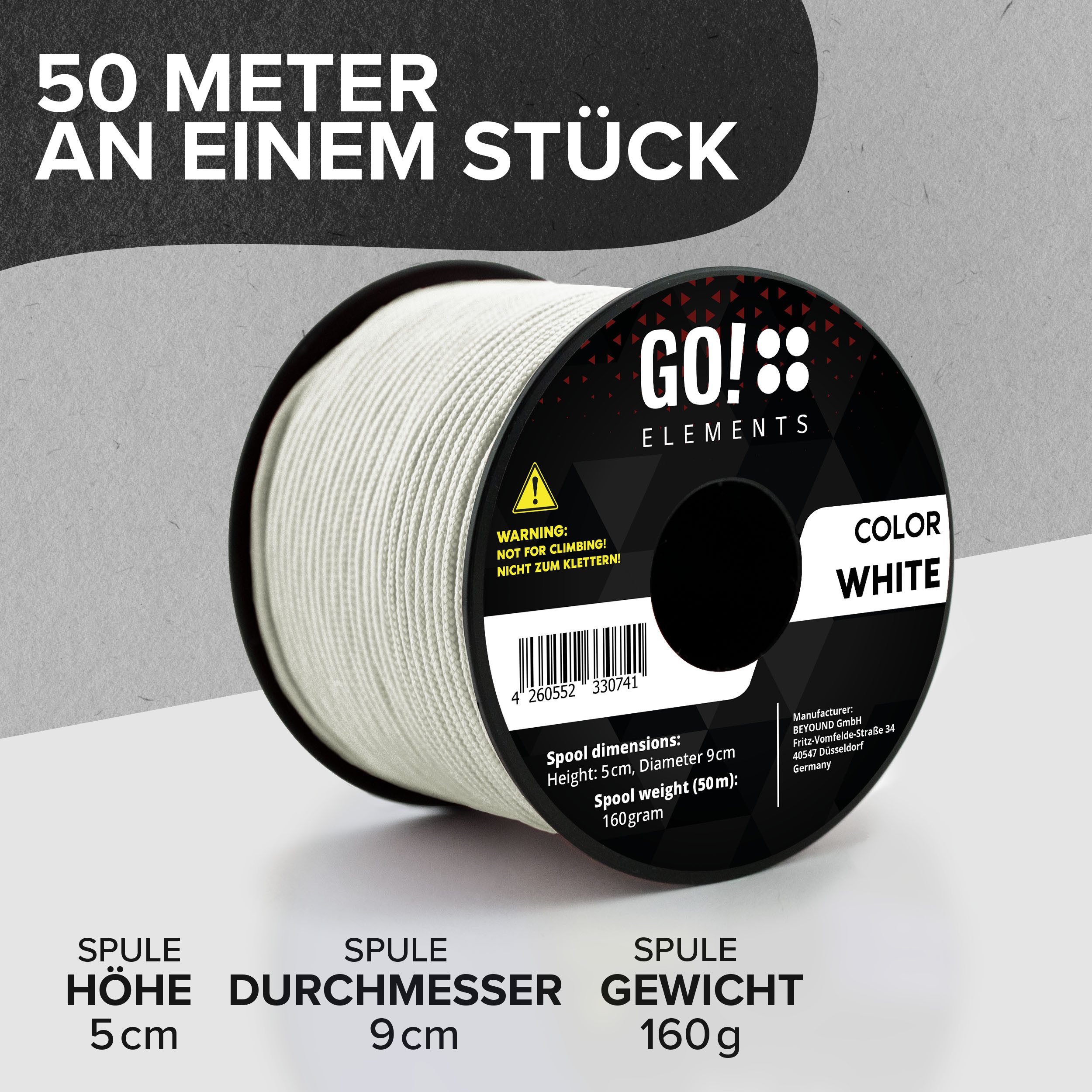 GO!elements Paracord 100 - 2mm Seil, günstig online kaufen