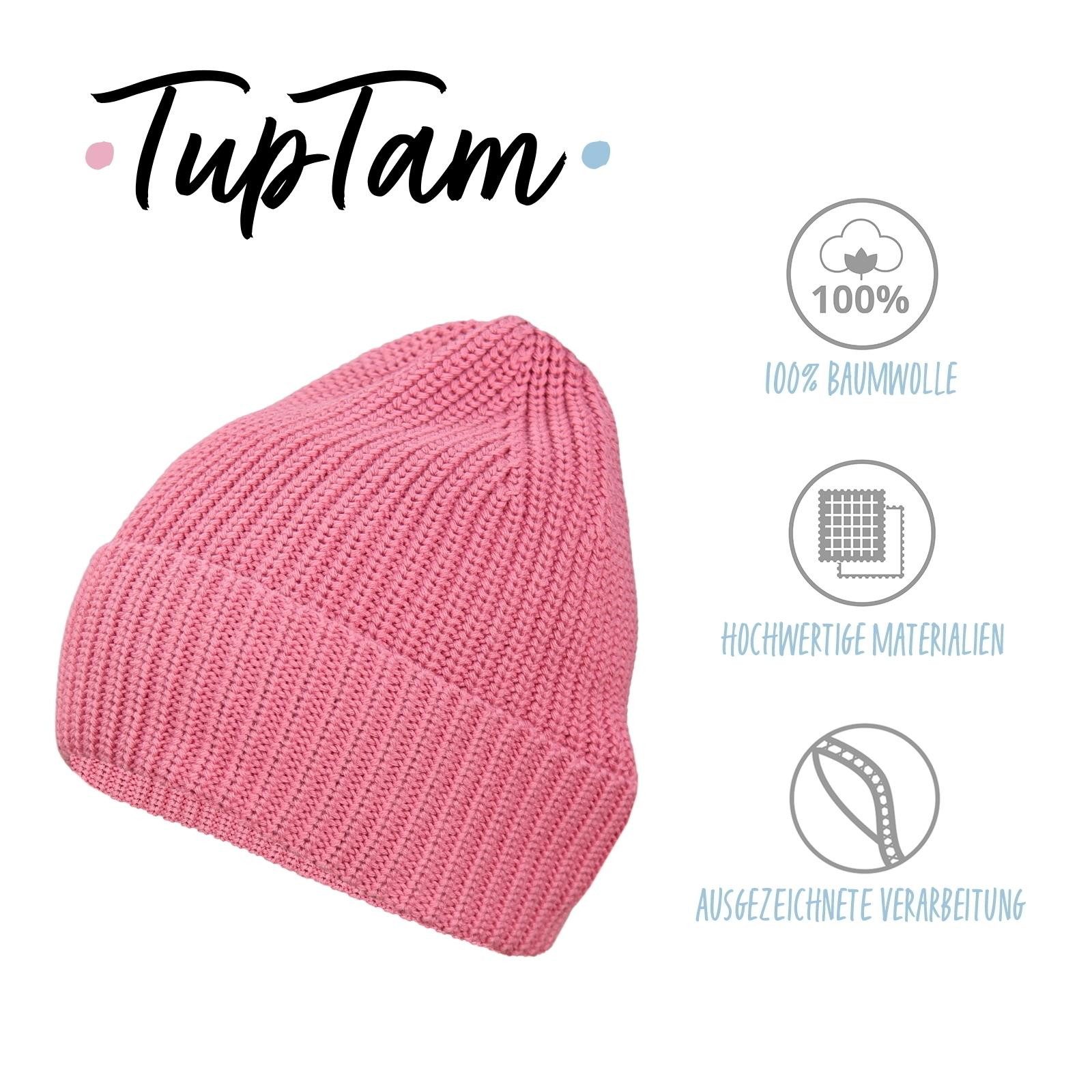 TupTam Strickmütze TupTam Kinder Winter Beanie- Strickmütze