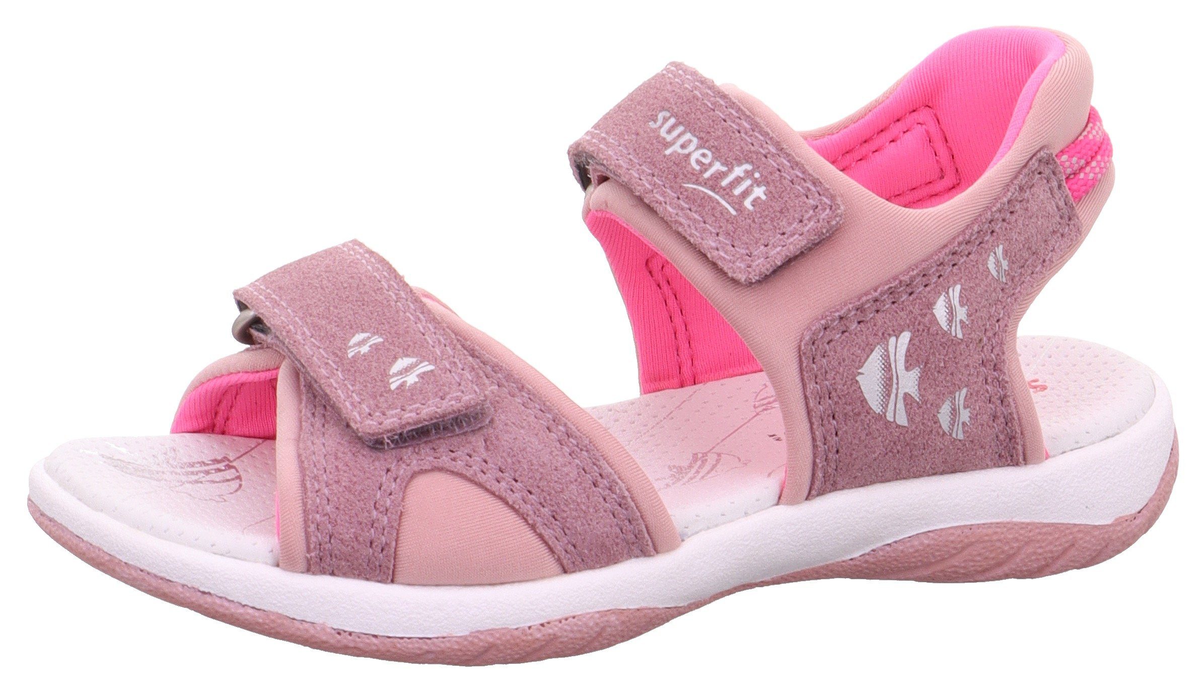 Superfit SUNNY WMS: Mittel Sandale im Material Mix LILA/PINK (20401955)