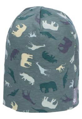 Sterntaler® Beanie Beanie Safaritiere (1-St., Babymütze Baumwolle ideal für jede Jahreszeit) Kindermütze aus weichem Jersey mit süßen Motiven