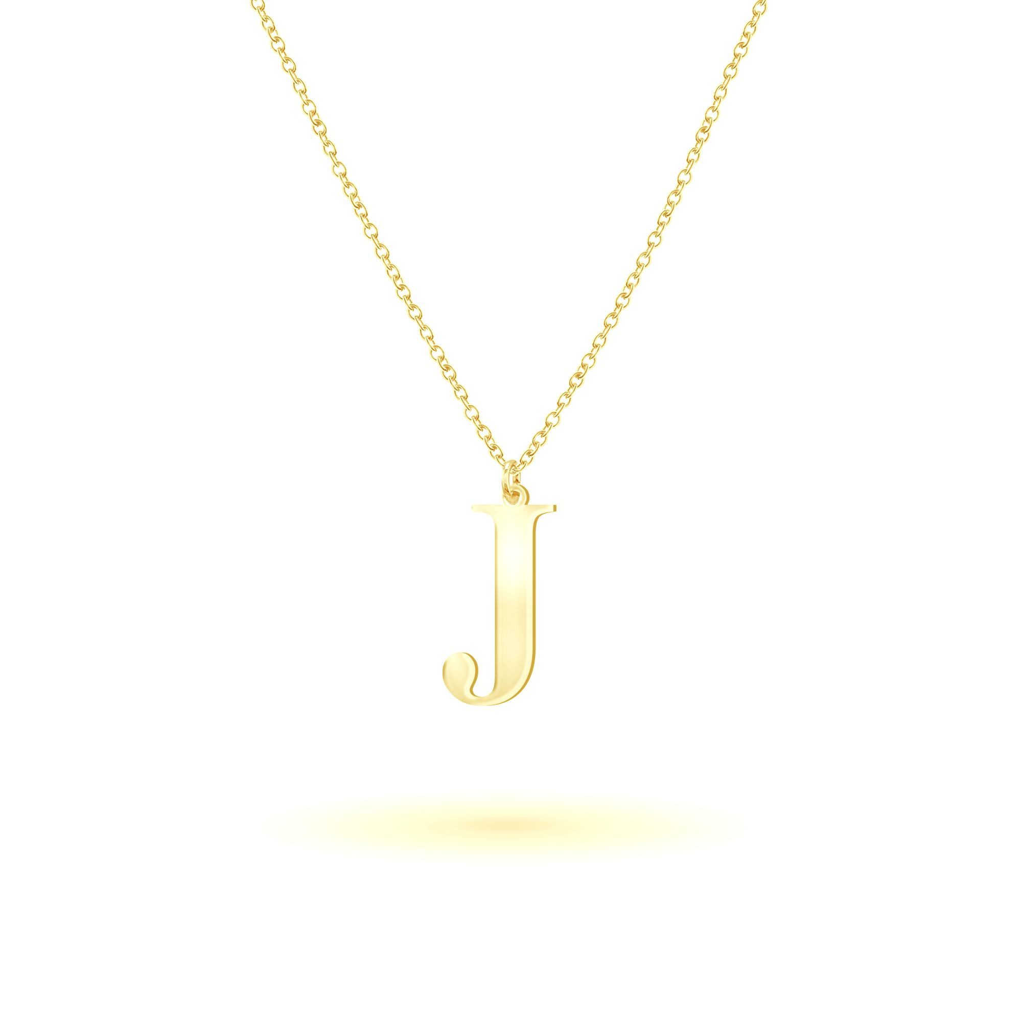 Kette mit Anhänger 925-Sterling Silber vergoldet Glänzend 45cm