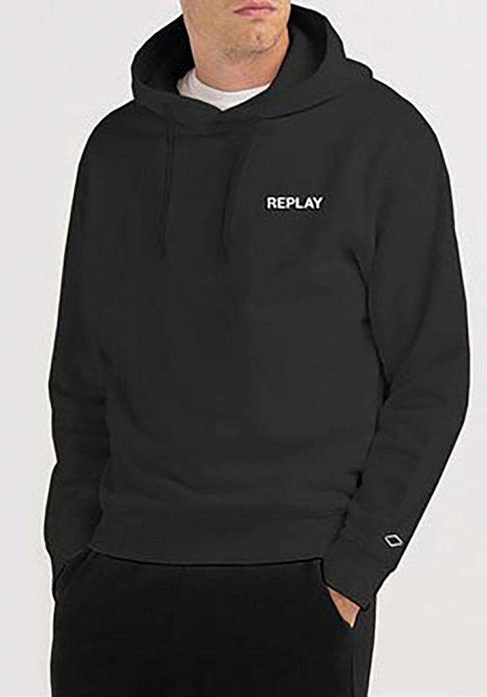 Replay Hoodie aus Baumwolle black | Sweatshirts