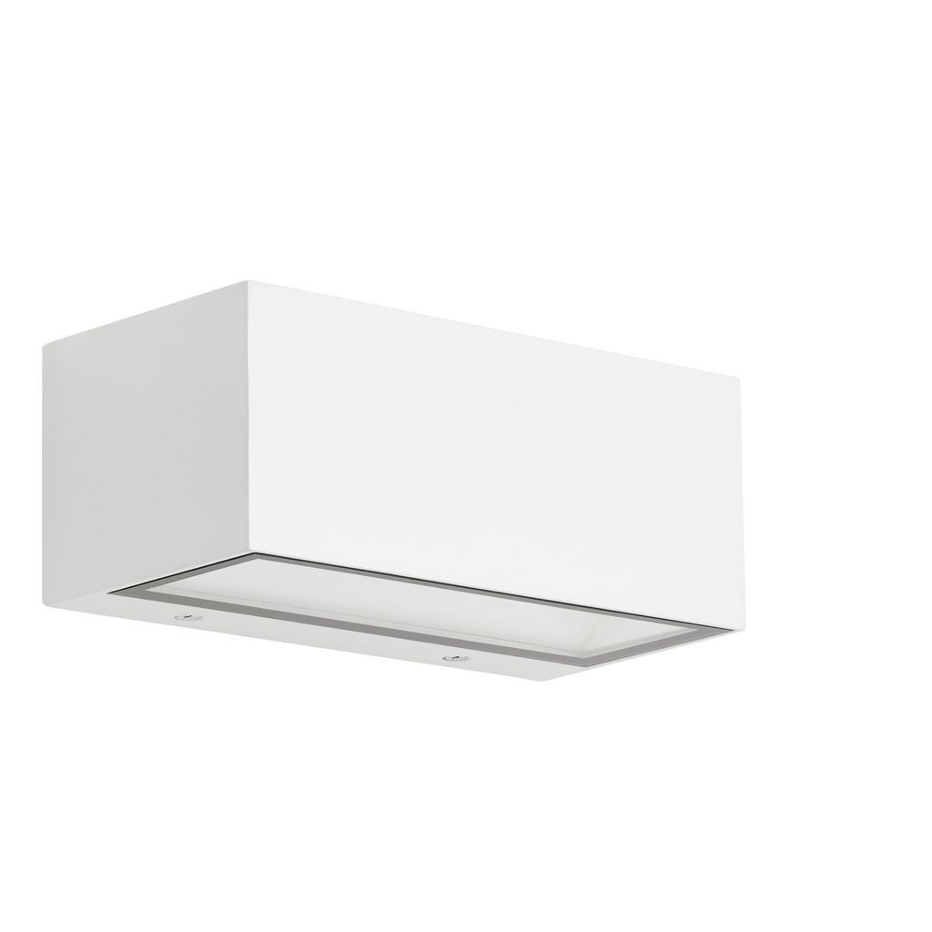 Telefunken Außen-Wandleuchte 314406TF, LED fest integriert, 2700K - Extra-Warmweiß, Wand Außenleuchte IP44 4000K 12W 18,5x7,5x9,1cm