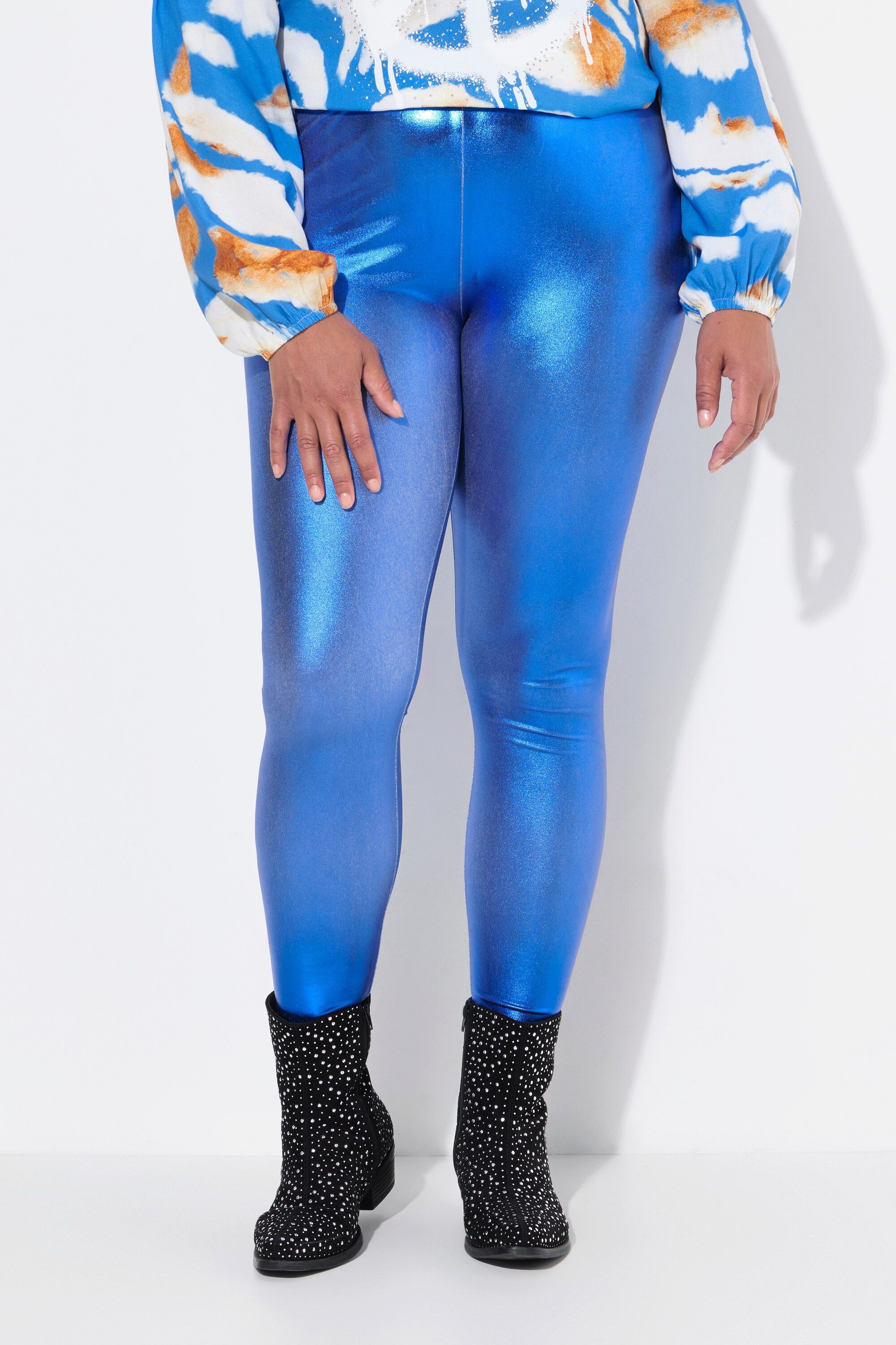 Angel of Style Leggings Leggings Tight Fit Metaillic-Optik günstig online kaufen