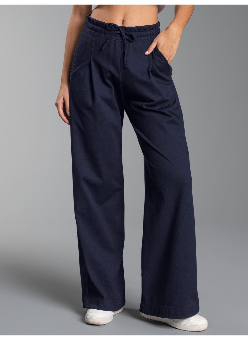 Trigema Jerseyhose TRIGEMA Wide Leg Hose (1-tlg)