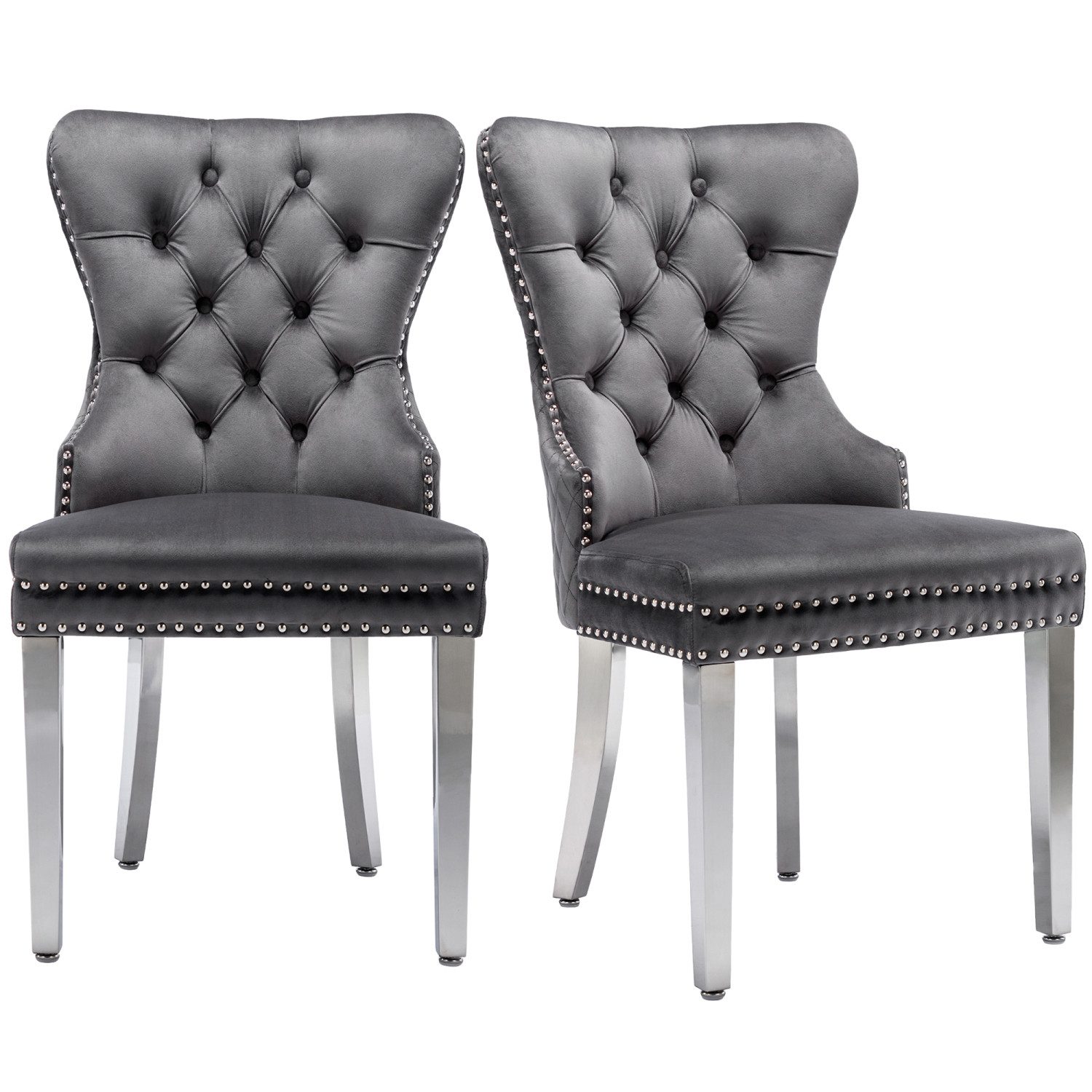 Flieks Esszimmerstuhl (2 St), 2er Set Polsterstuhl Wohnzimmerstuhl Küchenst günstig online kaufen