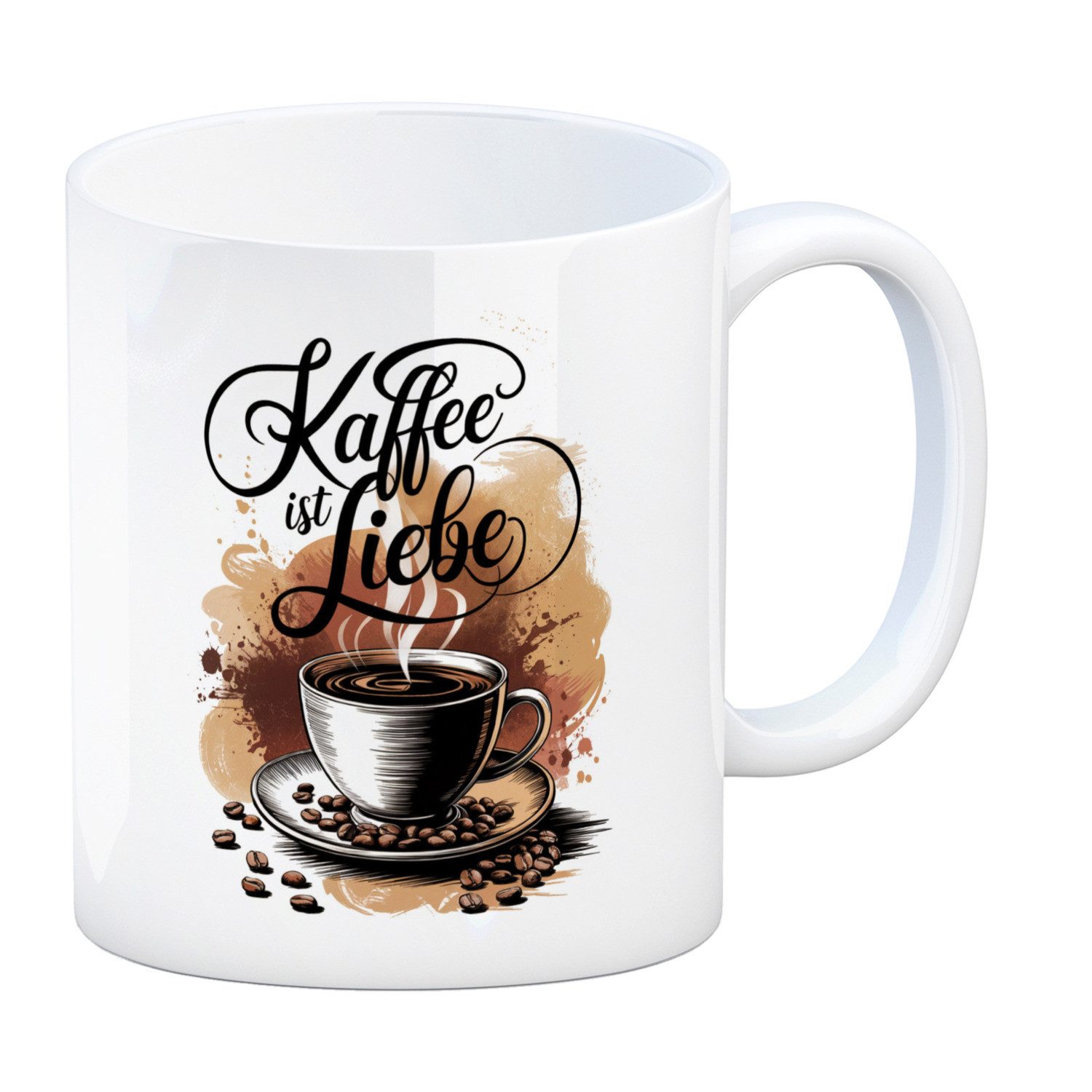 speecheese Tasse Kaffee ist Liebe Kaffeebecher für Kaffeeliebhaber