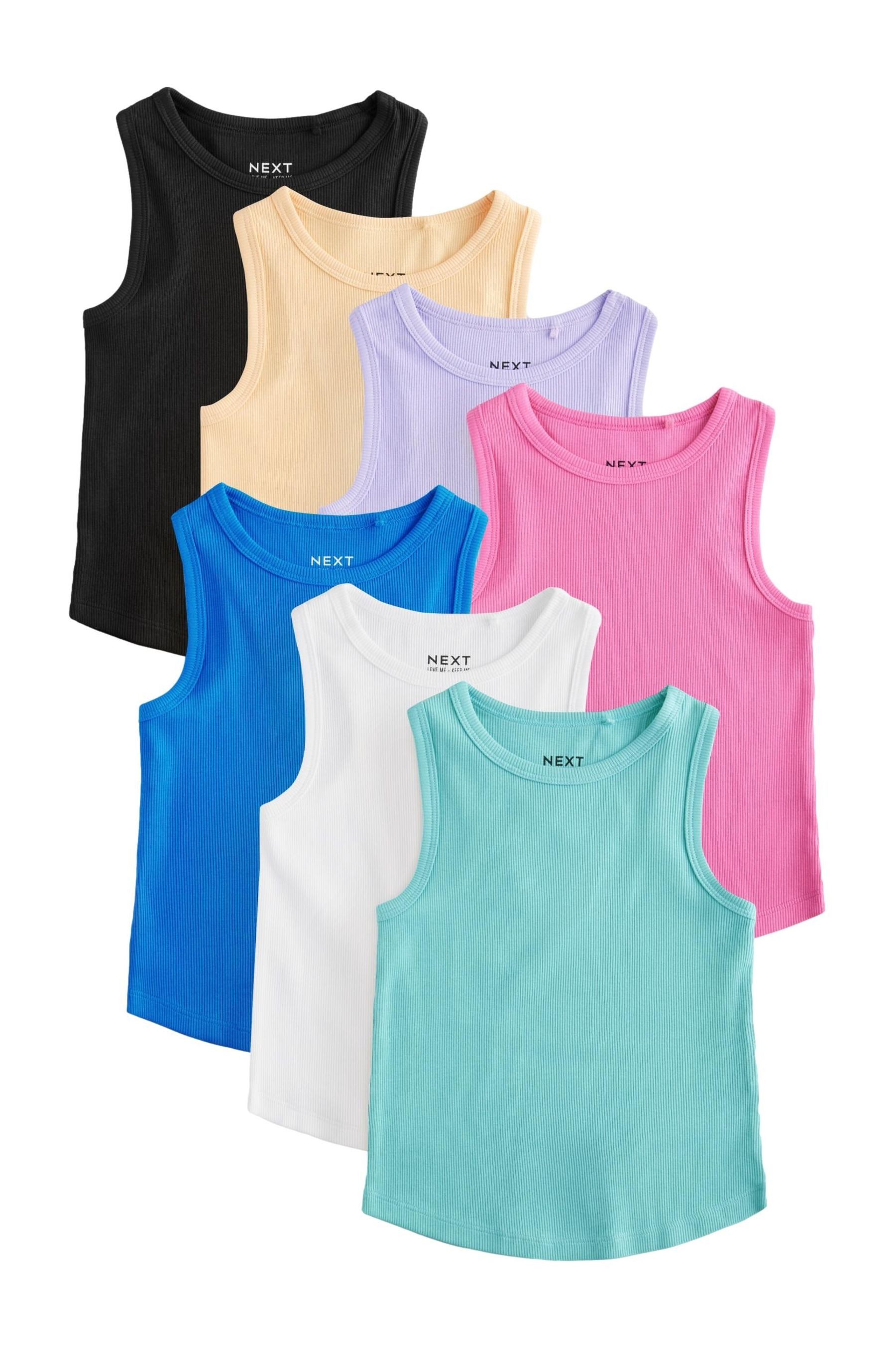 Trägertop Gerippte Trägertops, 3er-Pack