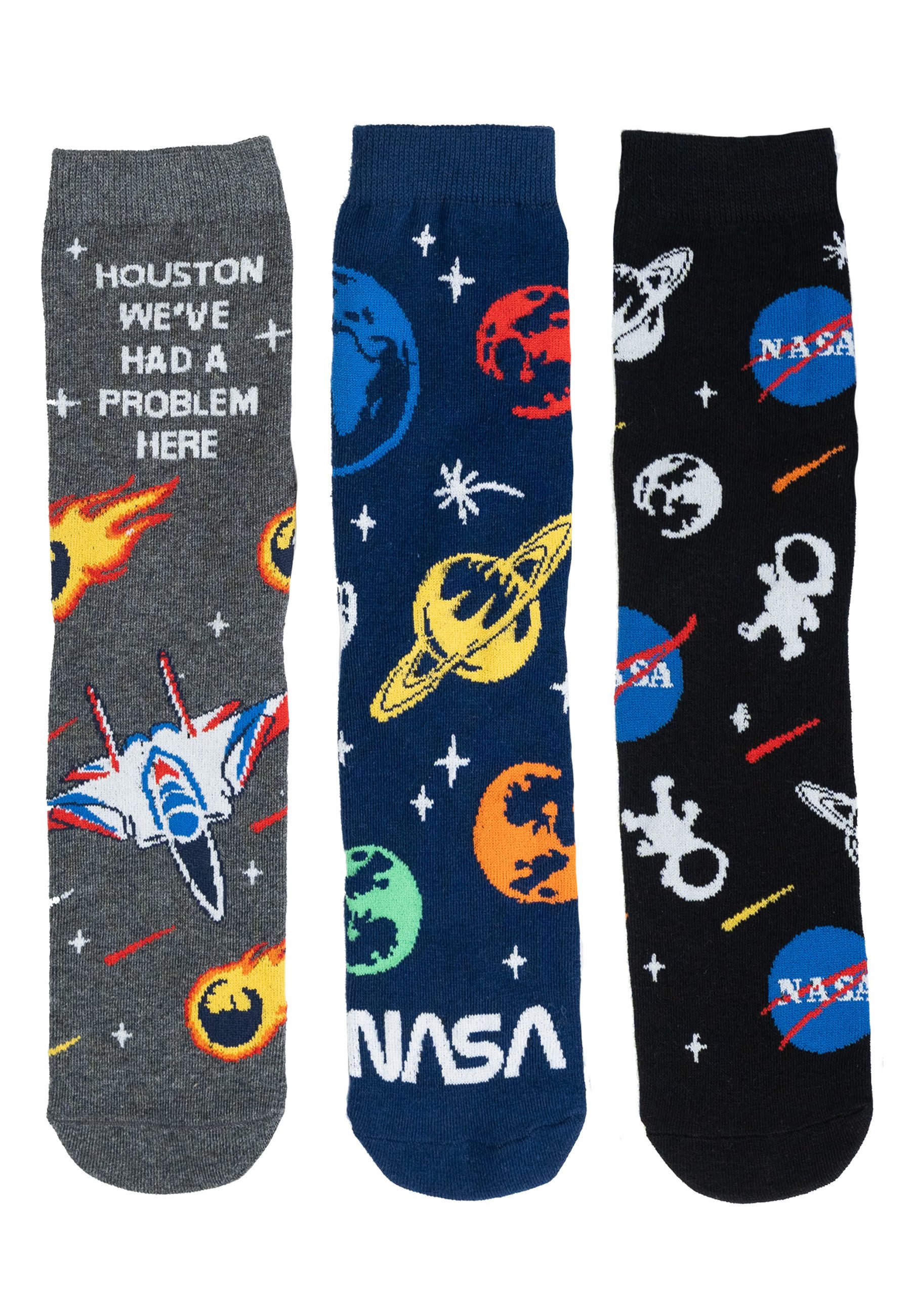 United Labels® Socken NASA Socken Sneaker Strümpfe (5er Pack) 40-45 günstig online kaufen