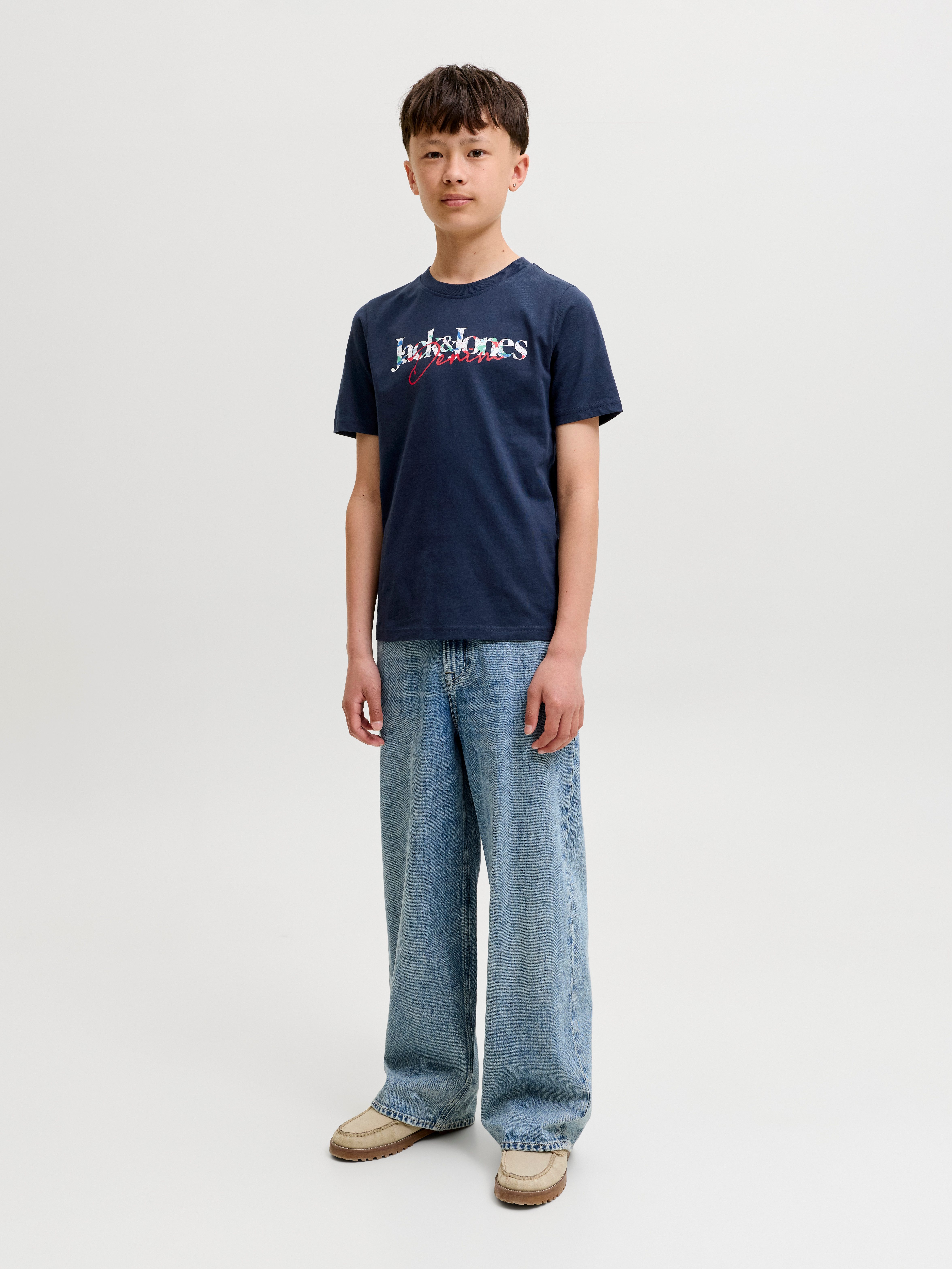 Jack & Jones Junior Rundhalsshirt JJTOM TEE SS CREW NECK SN JNR Baumwolle, regular fit – Bild 5 von 5