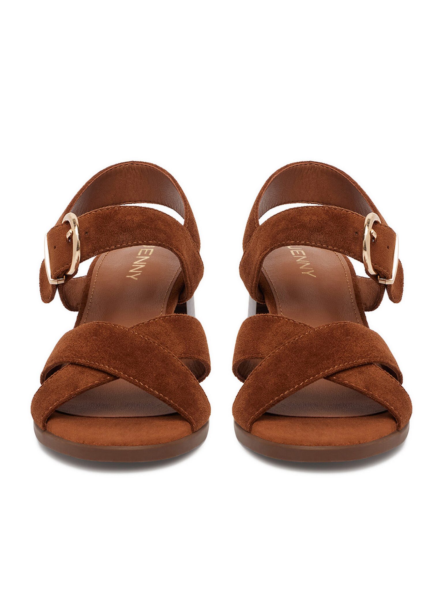 Jenny Jenny Damen Sandals Brown JENNY-CEO HY3157-2 Camel Sandale
