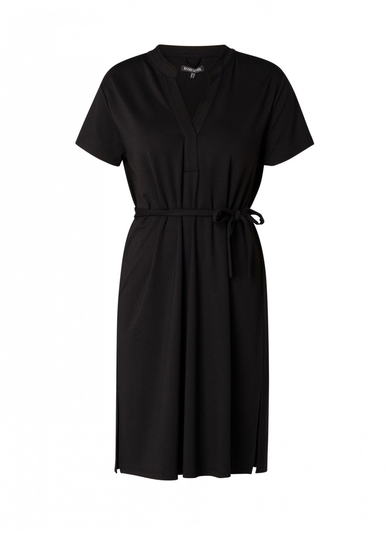 Base Level Curvy Sommerkleid mit Bindegürtel