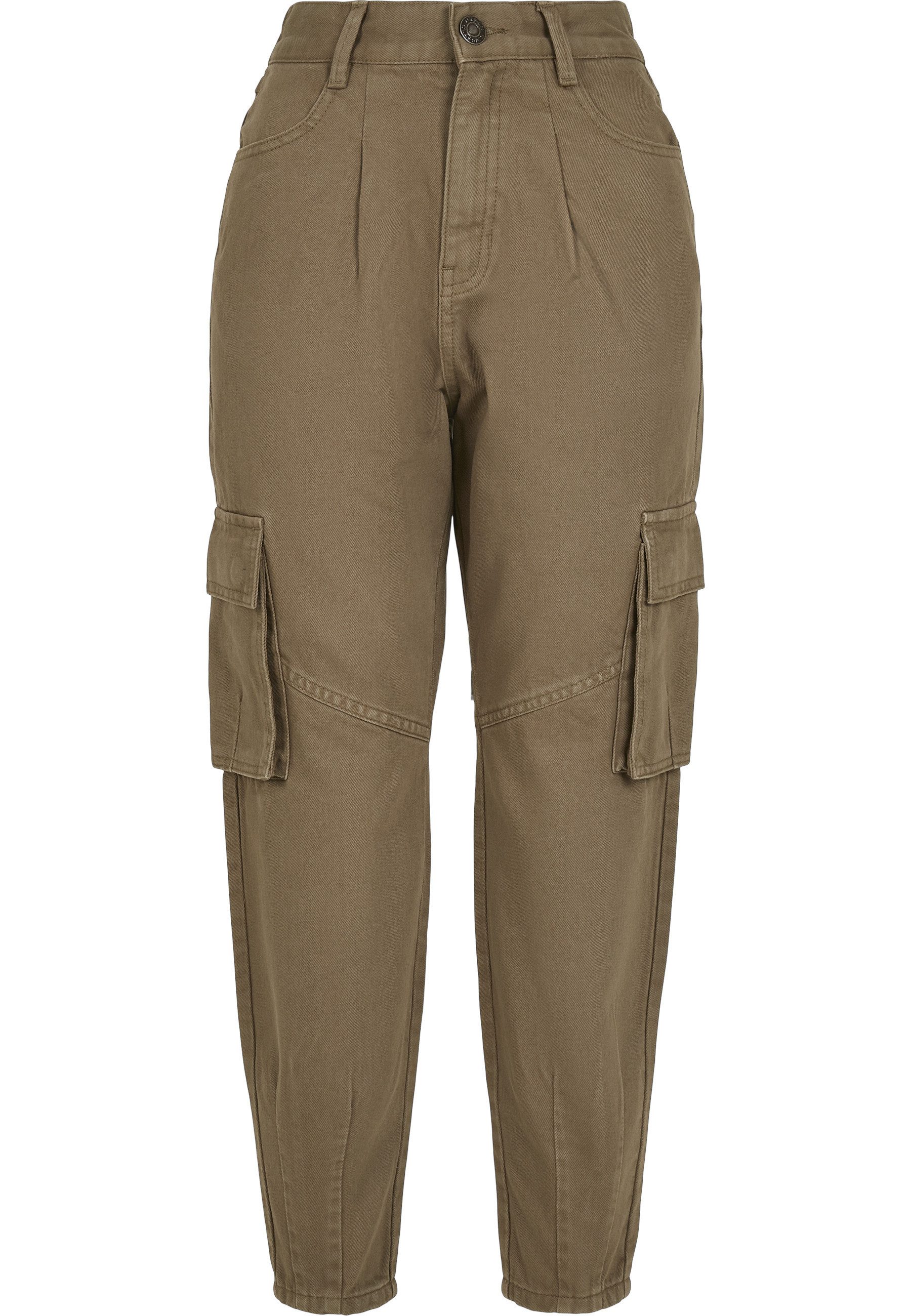 Trainingshose Urban Classics Damen Ladies Ballon Fit Cargo Twill Pants