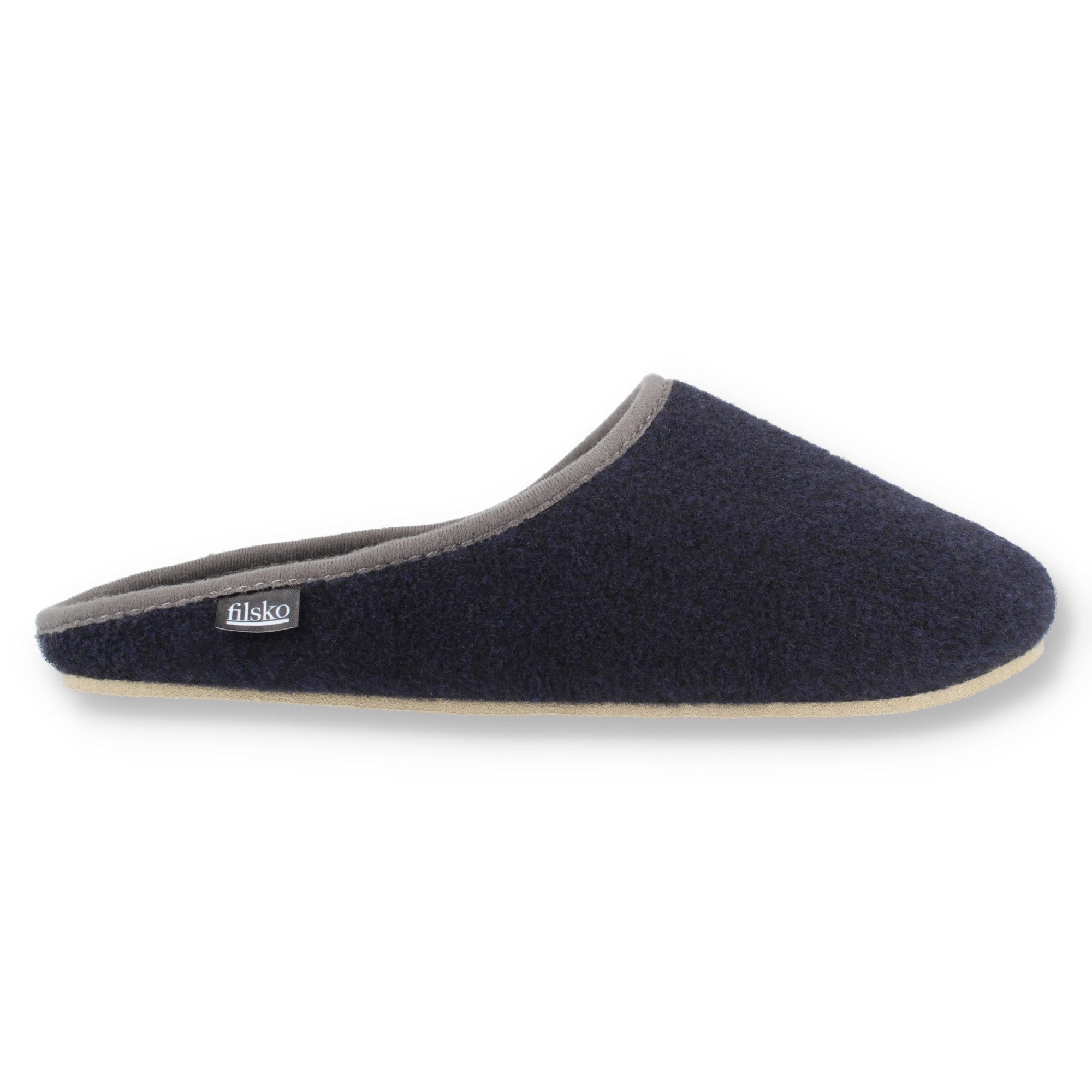 filsko Abisko Damen Herren Kinder Hausschuh Filzpantoffeln, Leichtgewicht, Gästehausschuhe, Slip-On, Gummisohle