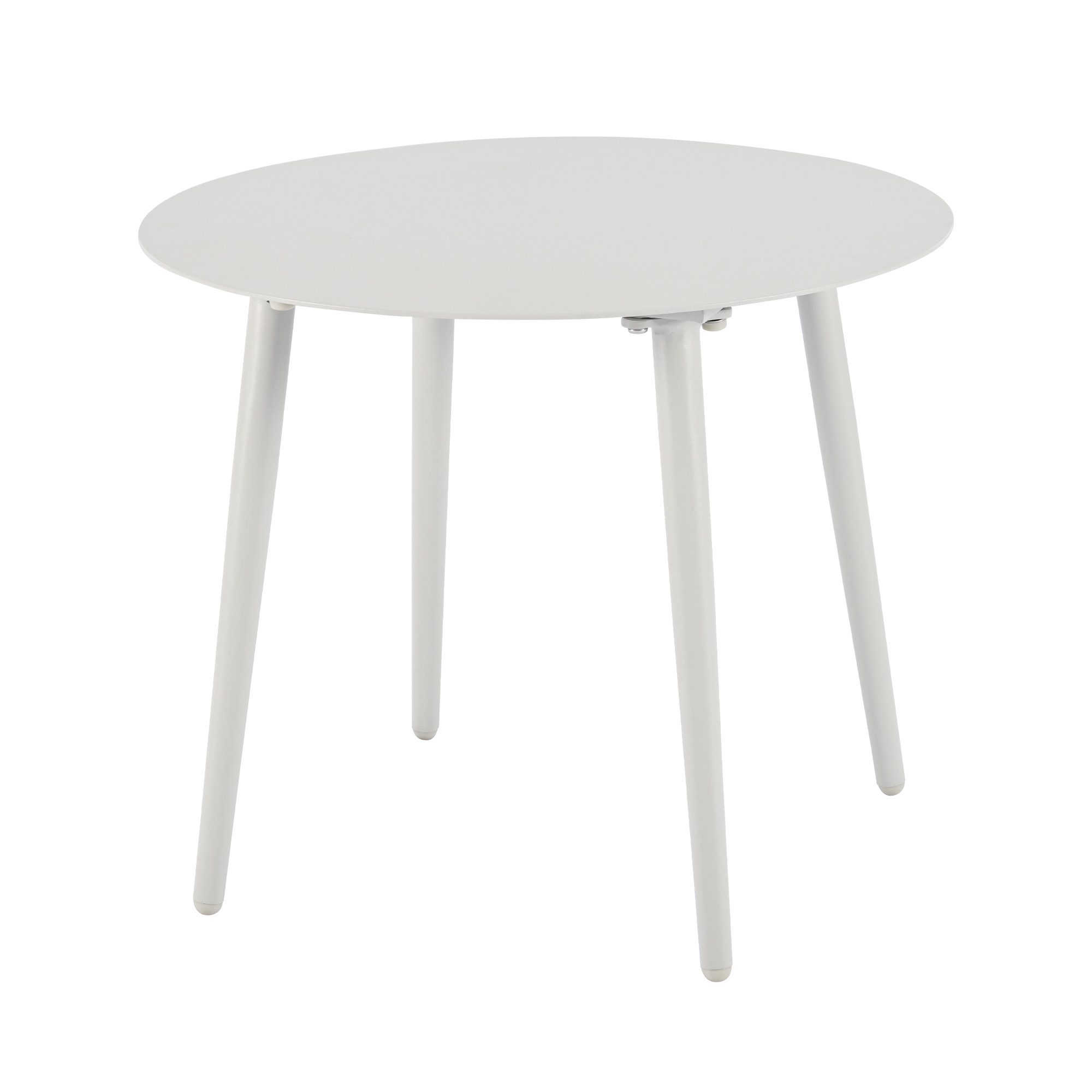 Sitzgruppe, (3-tlg., Gartenmöbel-Set mit Couchtisch und 2 Stühlen), Sitzgarnitur aus Aluminium, Sitze aus Polyrattan, für Balkon Terrasse