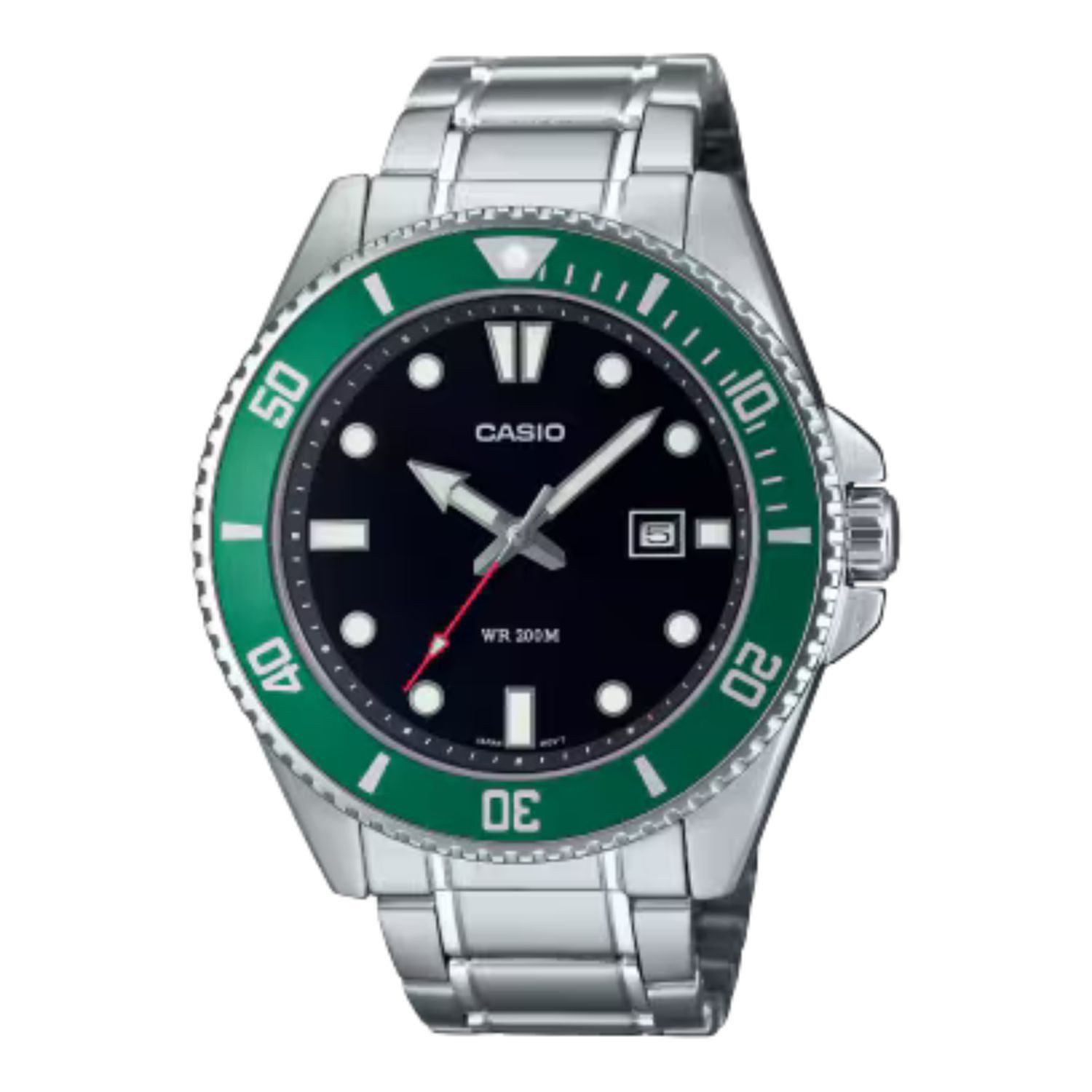 CASIO Quarzuhr Casio Armbanduhr MDV-107D-3AVDF