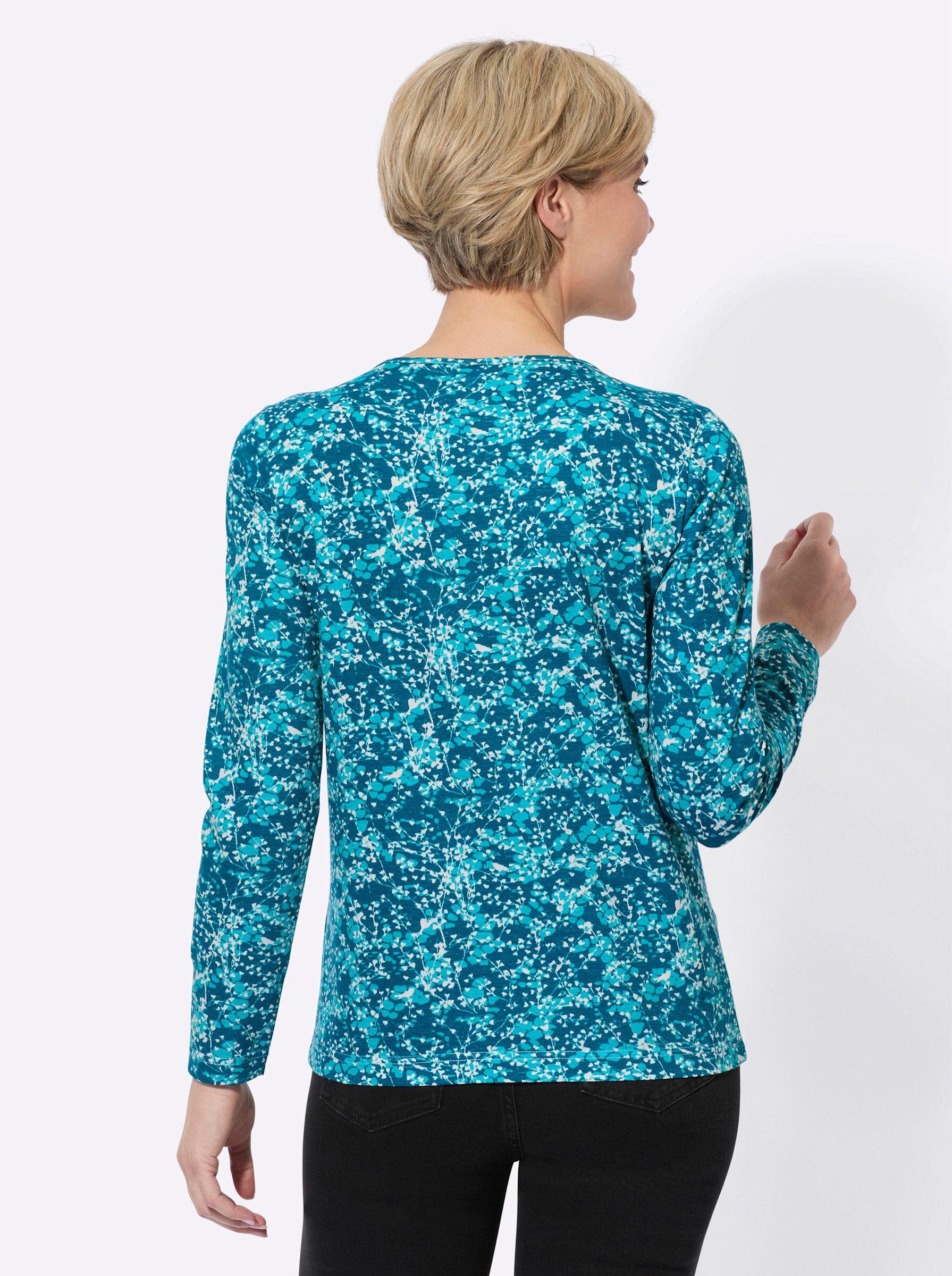Classic Basics 3/4-Arm-Shirt "Rundhals-Shirt" 1 Stk. tlg. günstig online kaufen