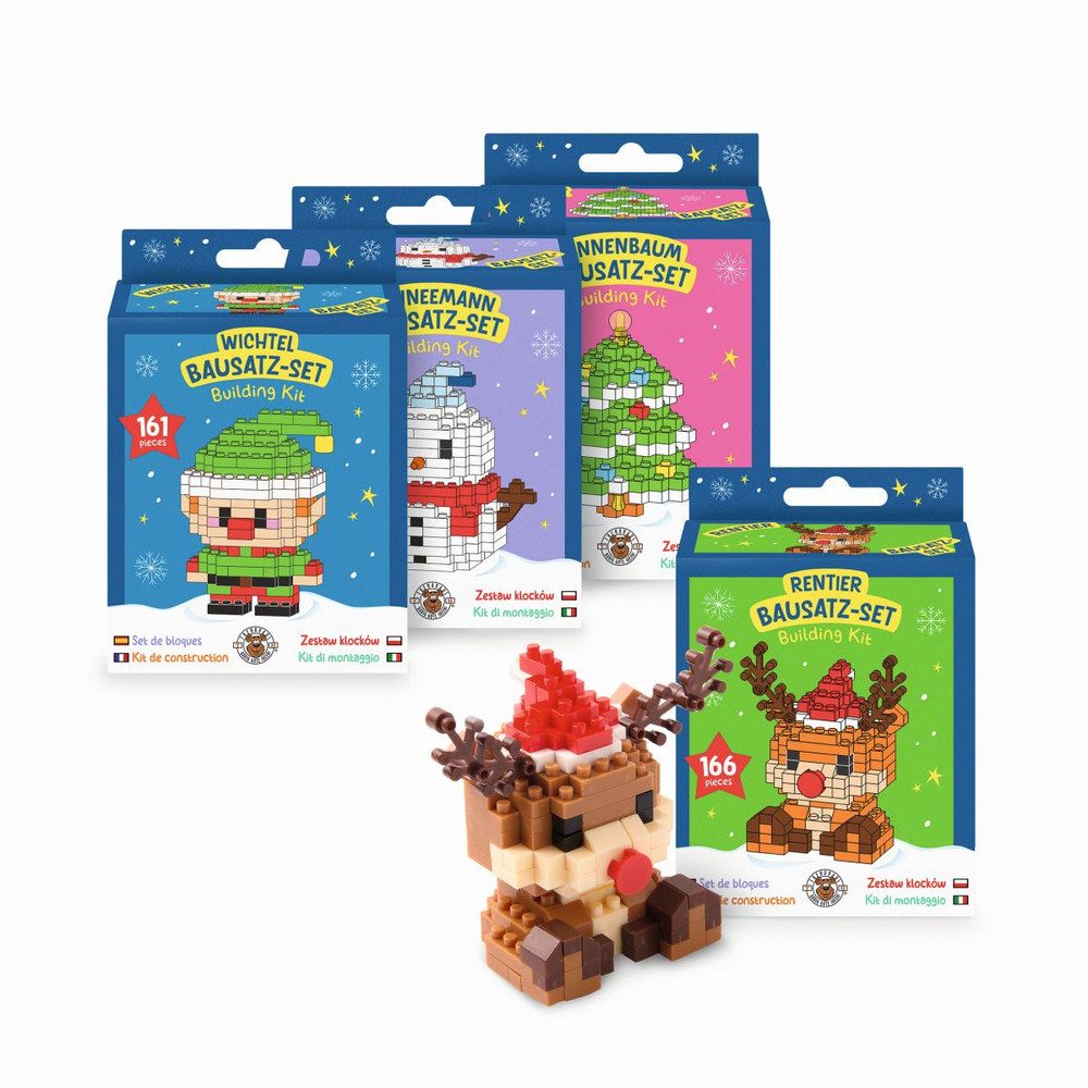 Trendhaus Bauset - Weihnachtsfigur - 1 Stück Spielbausteine