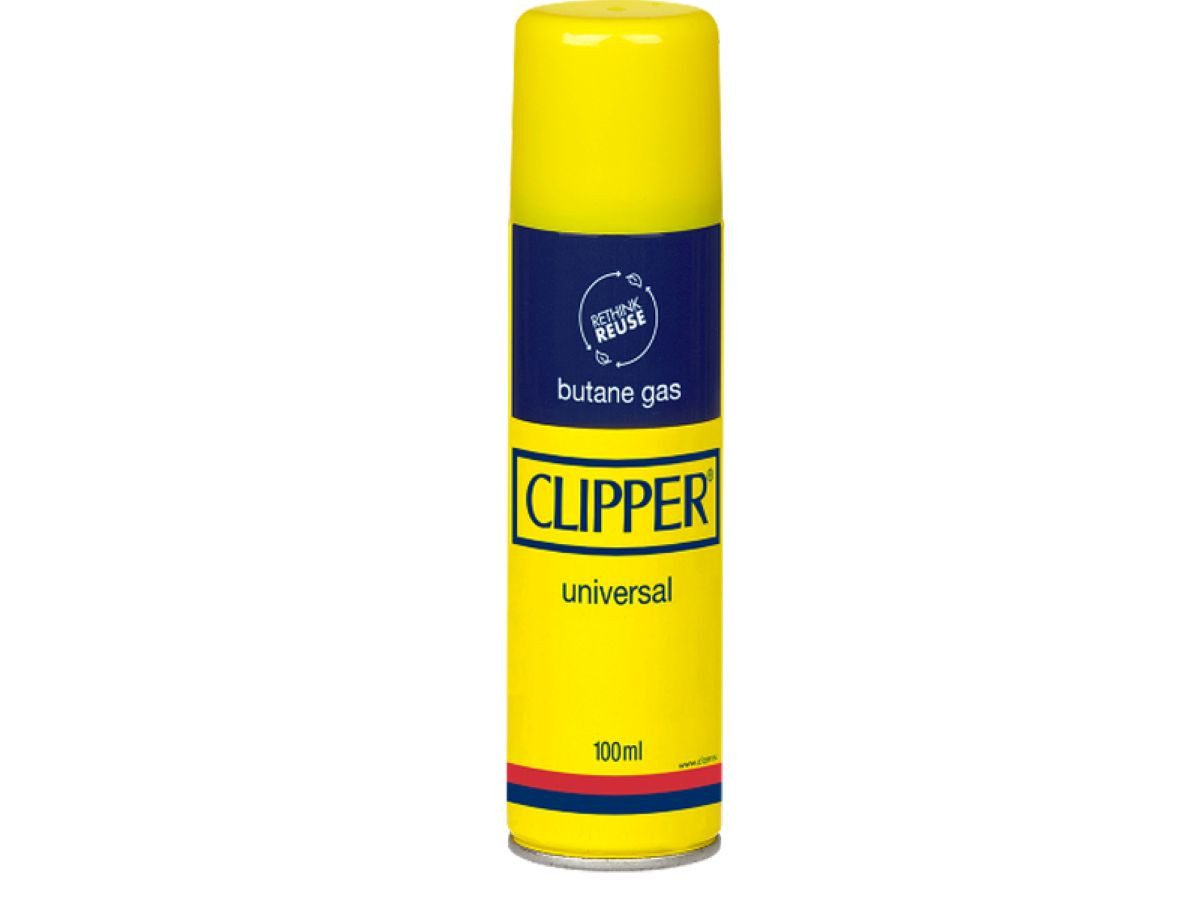 CLIPPER Gas Universal Feuerzeuggas 100ml für Clipper Feuerzeuge, Gas für deine Clipper Feuerzeuge