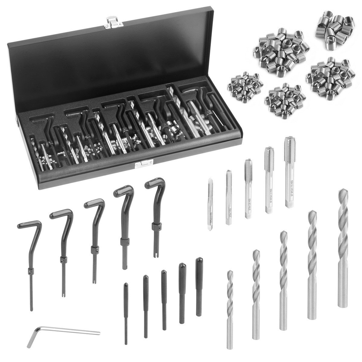 Reifen-Reparaturset Gewinde-Reparatur-Set 131-teilig