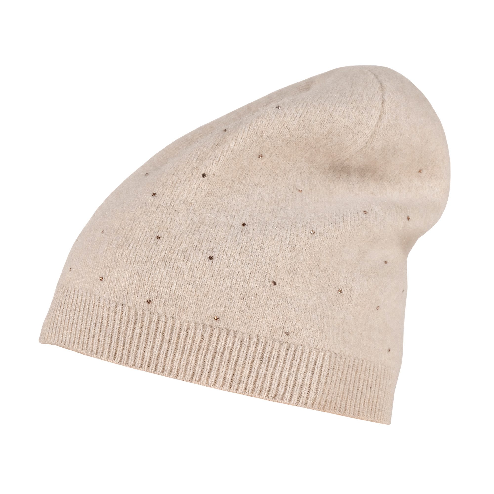 CAPO Strickmütze Strickbeanie, Kaschmir, Strass Formstrick (1-St) Kaschmir günstig online kaufen