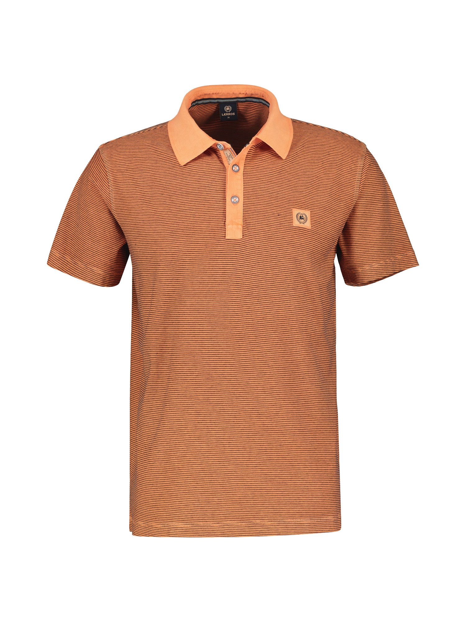 Poloshirt Poloshirt mit abgesetztem Kragen