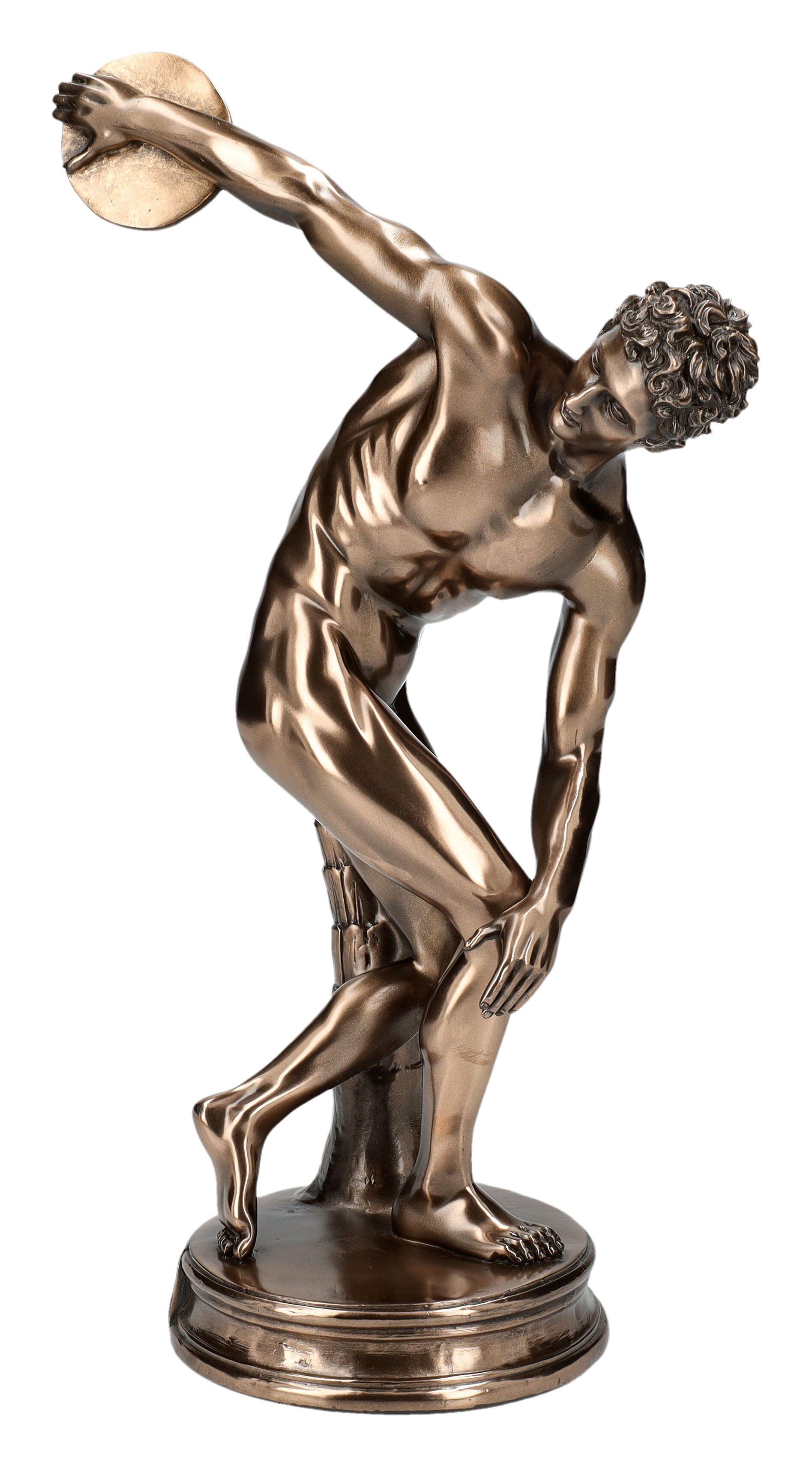 Dekofigur Diskobolos Figur - Der Diskuswerfer des Myron - Veronese Mythologie