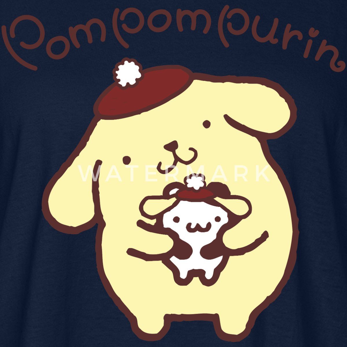 Spreadshirt T-Shirt Pompompurin & Muffin Verkleidet Boxy Shirt Damen (1-tlg)