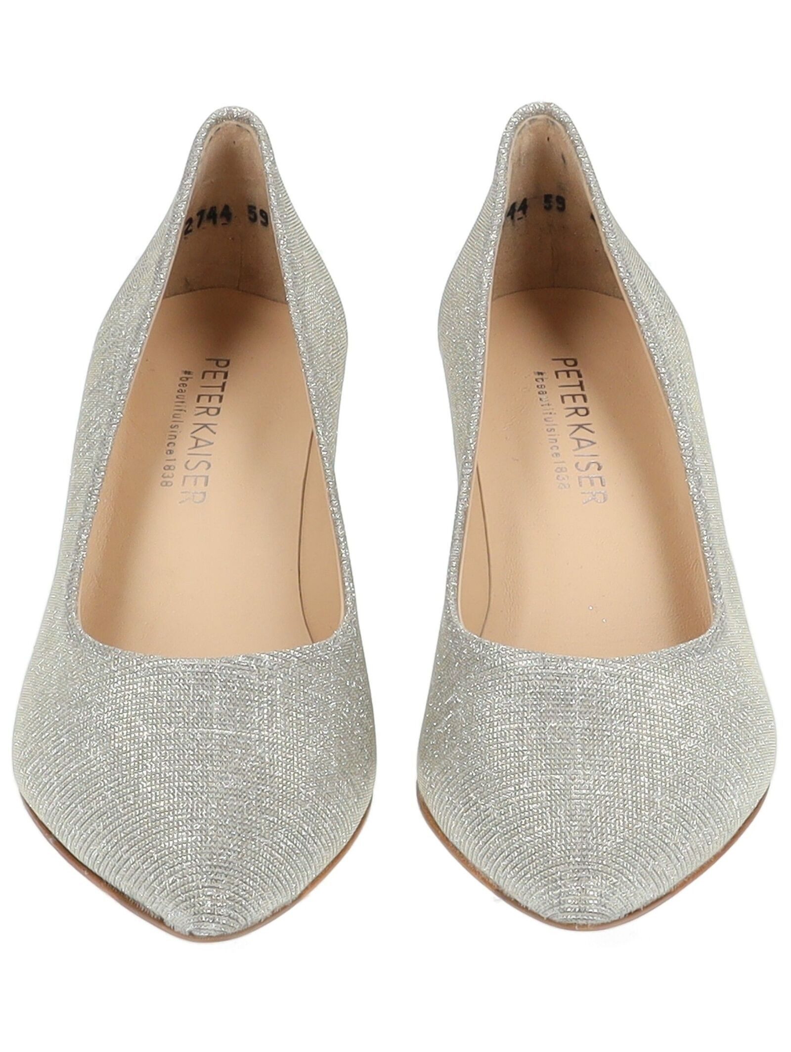 Peter Kaiser Pumps Leder/Textil . Pumps