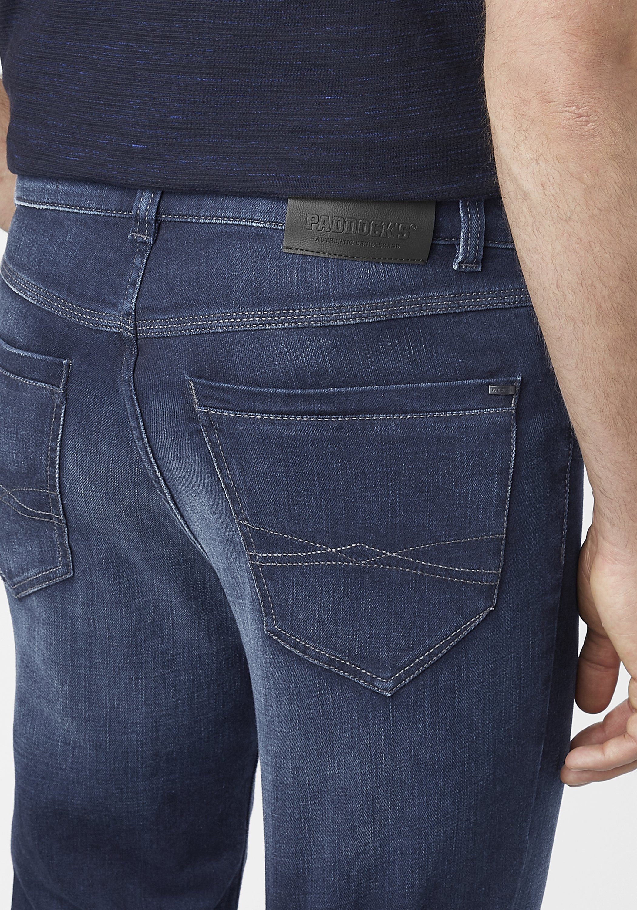 & Stretch Paddock's Motion Jeans 5-Pocket mit Comfort Slim-fit-Jeans PIPE