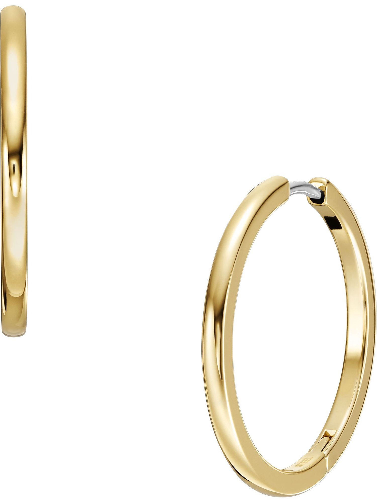 Fossil Paar Creolen Fossil Damen-Creolen Edelstahl (Paar), JEWELRY günstig online kaufen