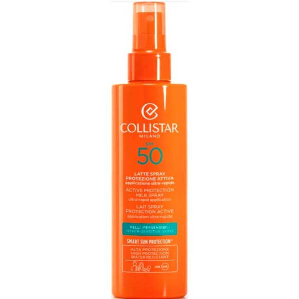 COLLISTAR Sonnenschutzcreme Spray Solar Leche Protección Activa Spf50 200ml