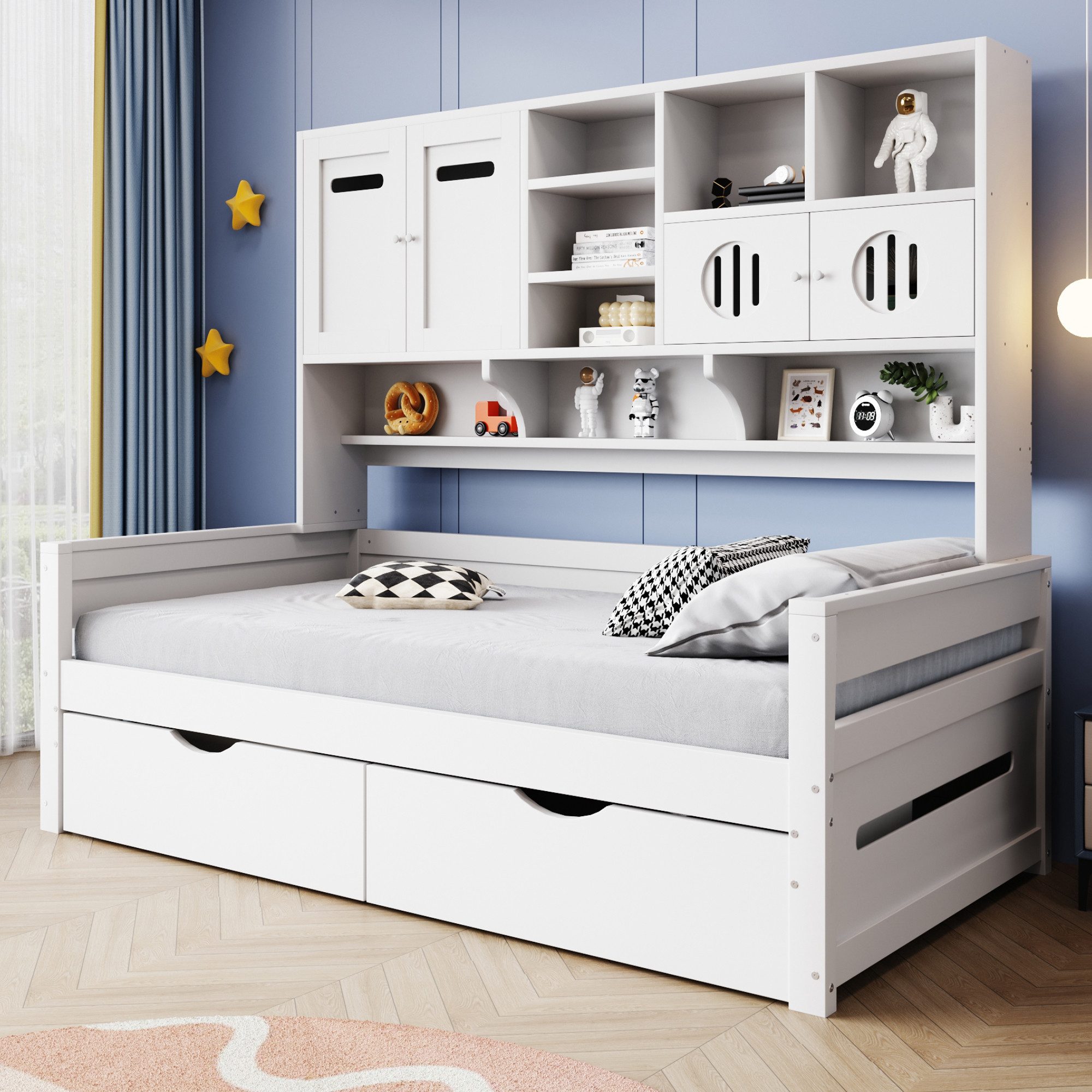 REDOM Schlafsofa mit multifunktionalem Stauraum, 2 günstig online kaufen