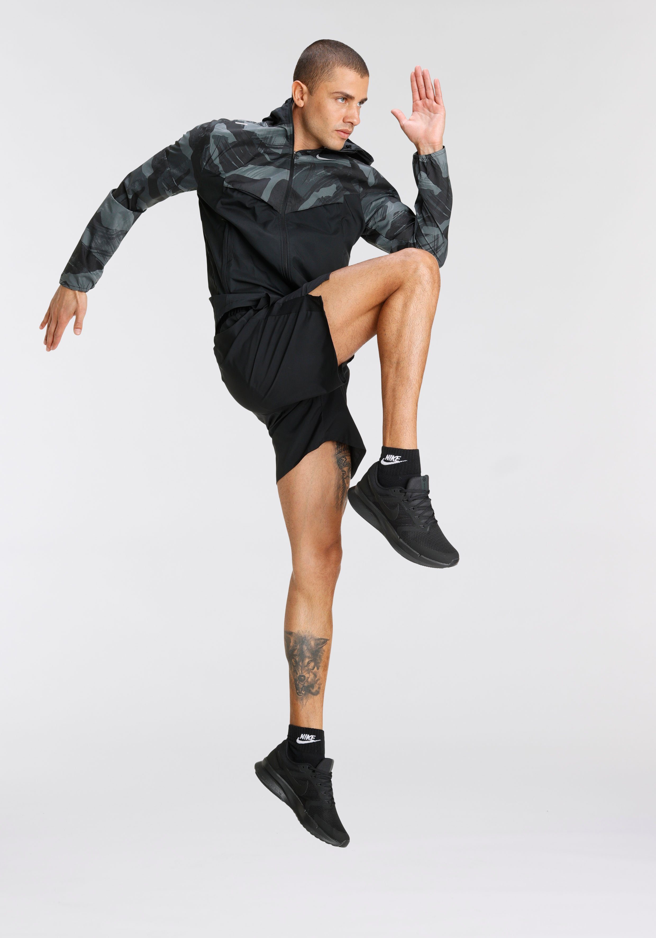 Nike Laufjacke Repel Windrunner Men's Camo Running Jacket