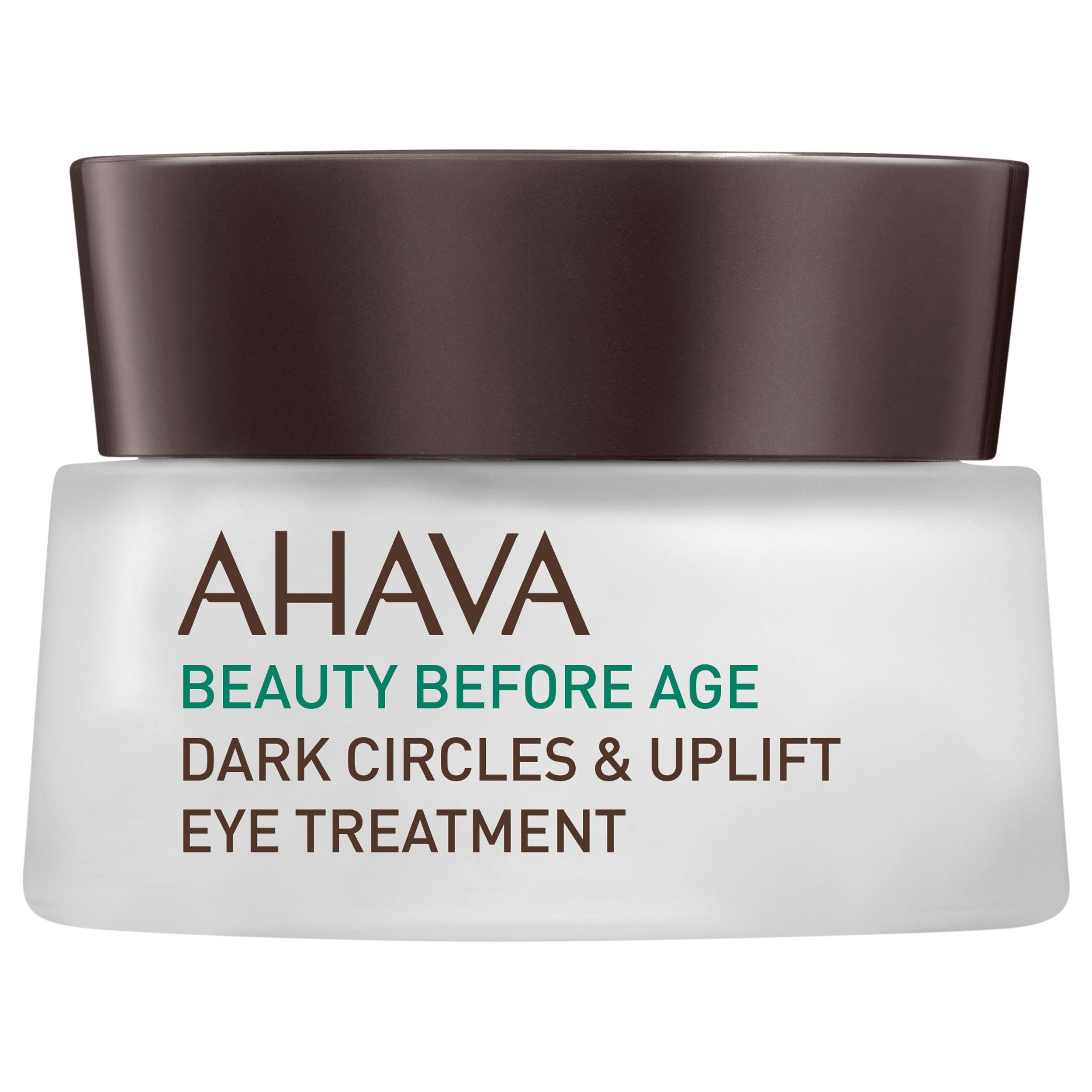 AHAVA Augencreme DARK CIRCLES & UPLIFT EYE TREATMENT, mit Mineralien aus dem Toten Meer, vegan, frei von Parabenen