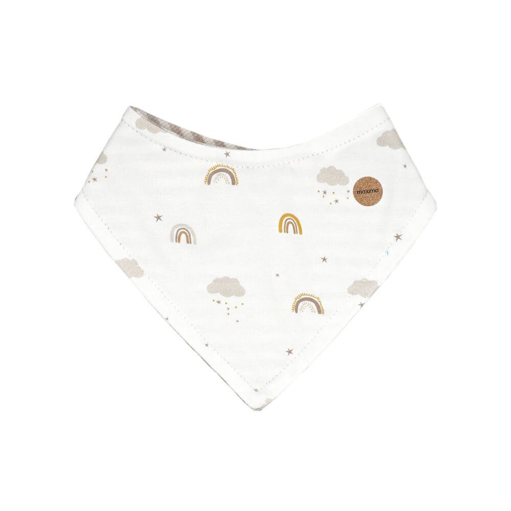 MAXIMO Halstuch GOTS BABY-Wende-Tuch Jersey bedruckt/Ringel, (1-St), Baumwolljersey