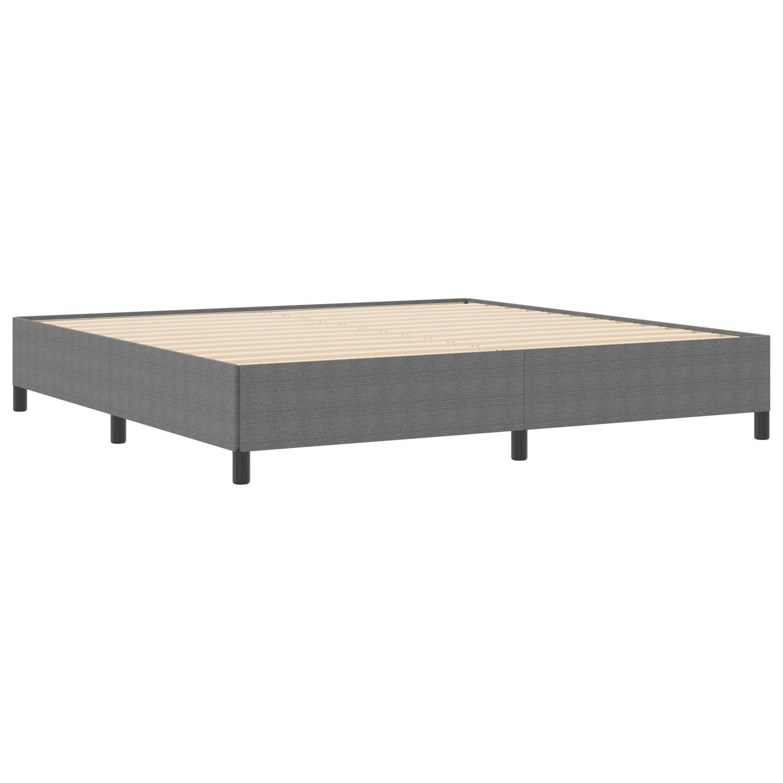 vidaXL Bett Bettgestell Hellgrau 200x200 cm günstig online kaufen