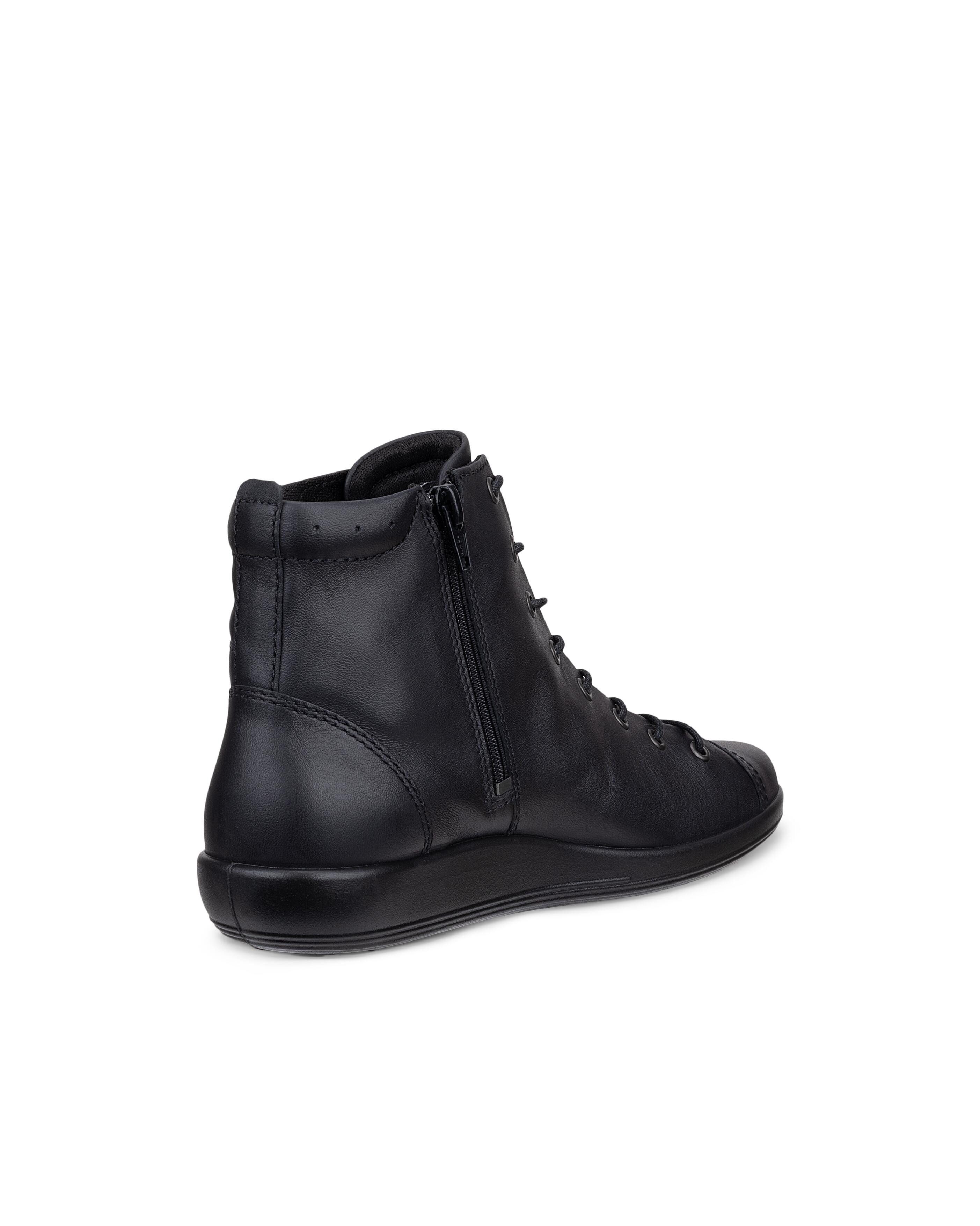 Ecco ECCO SOFT 2.0 Schnürboots Casual-Boots, Stiefelette, High Top-Sneaker mit Reißverschluss