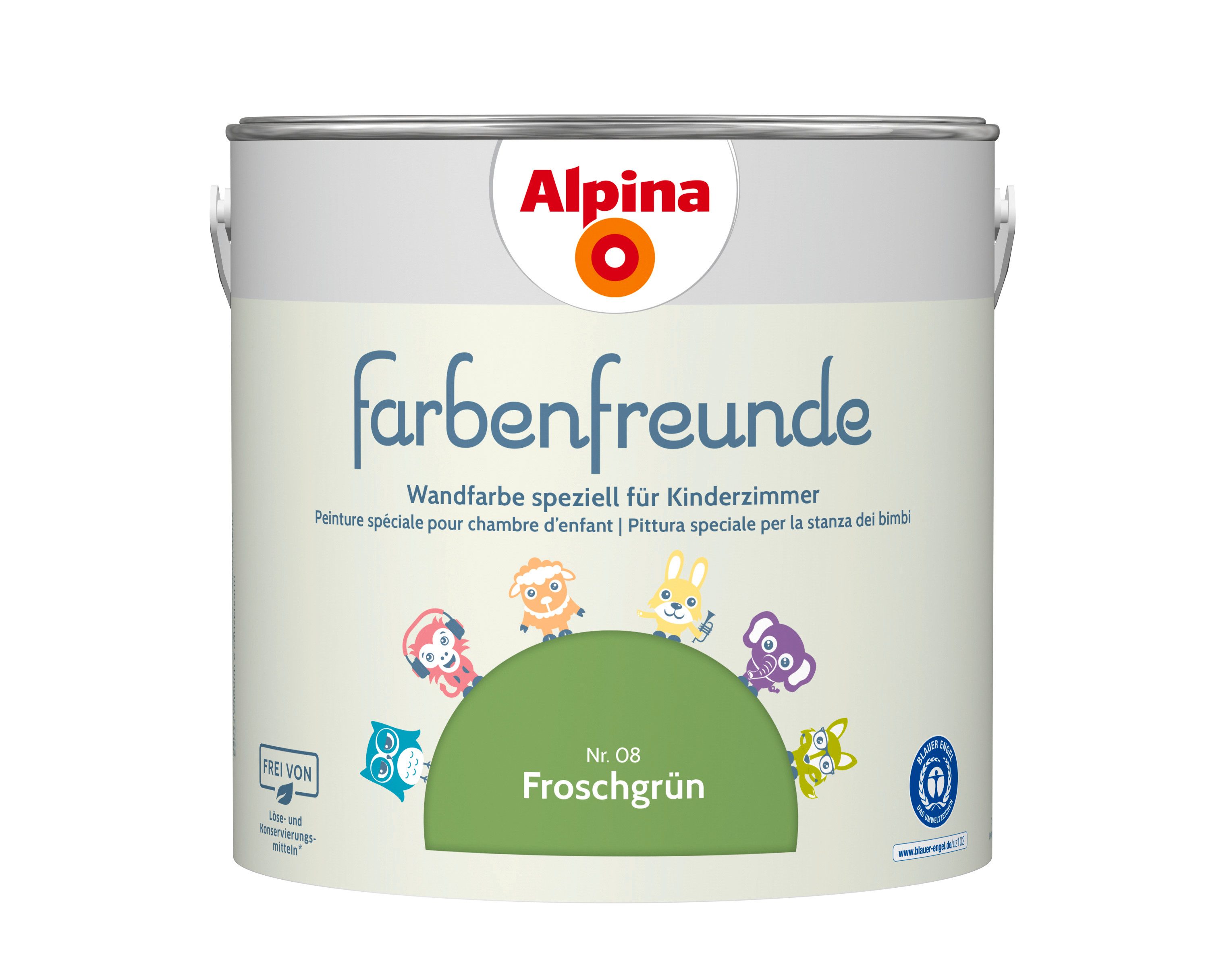 Alpina Wandfarbe Цветаfreunde 2,5 Liter matt