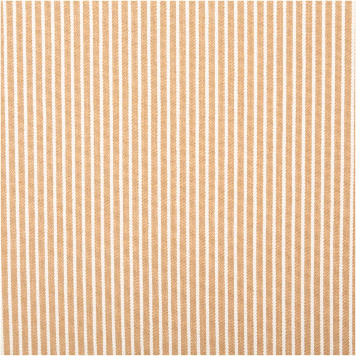 SCHÖNER LEBEN. Stoff Jeansstoff Meterware Stretch Streifen beige 140cm, pflegele