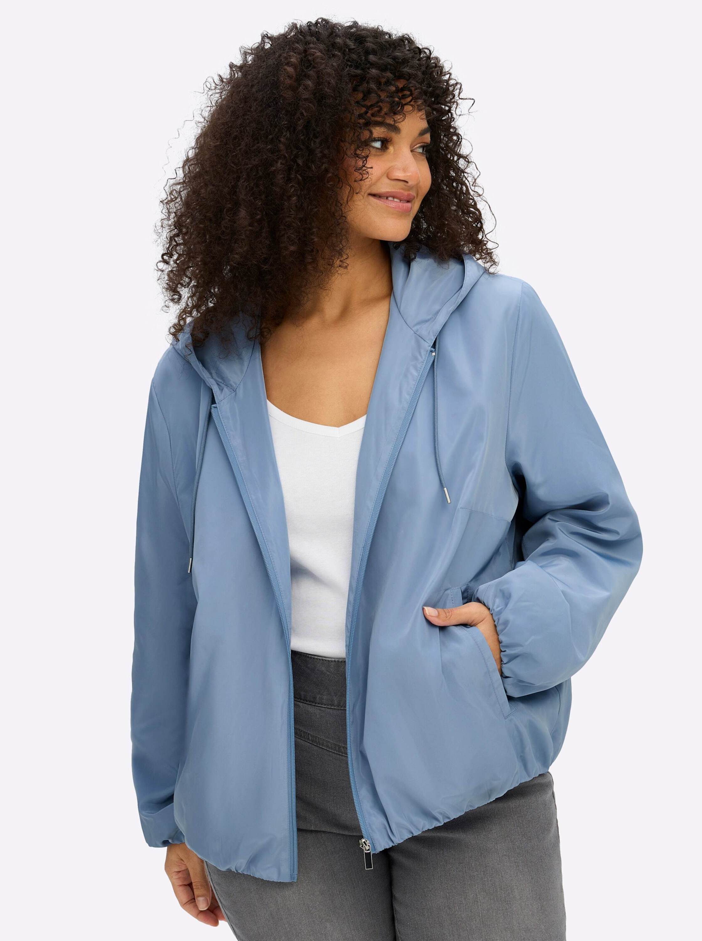 Sheego Allwetterjacke Blouson Langarm