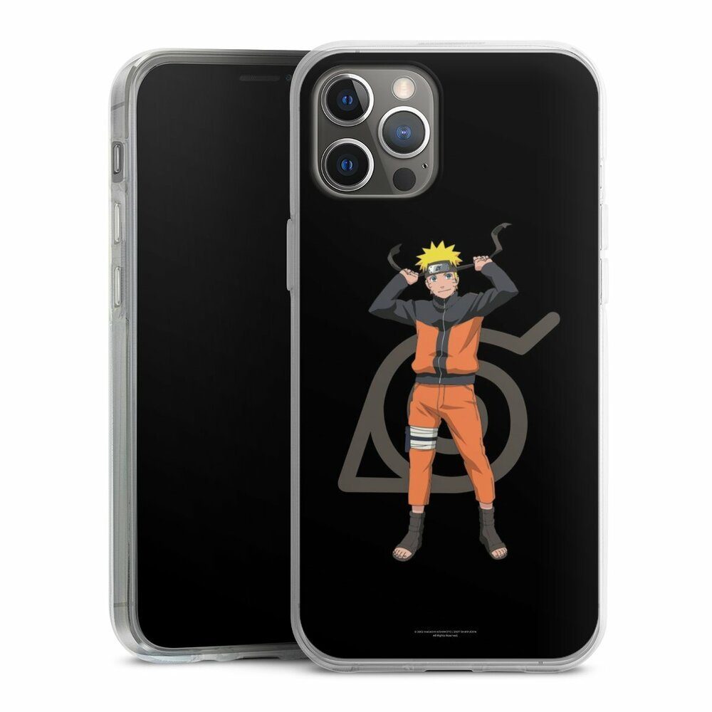 DeinDesign Handyhülle Naruto Shippuden Offizielles Lizenzprodukt Animeserie  Naruto Konoha, Apple iPhone 12 Pro Max Silikon Hülle Bumper Case Handy  Schutzhülle
