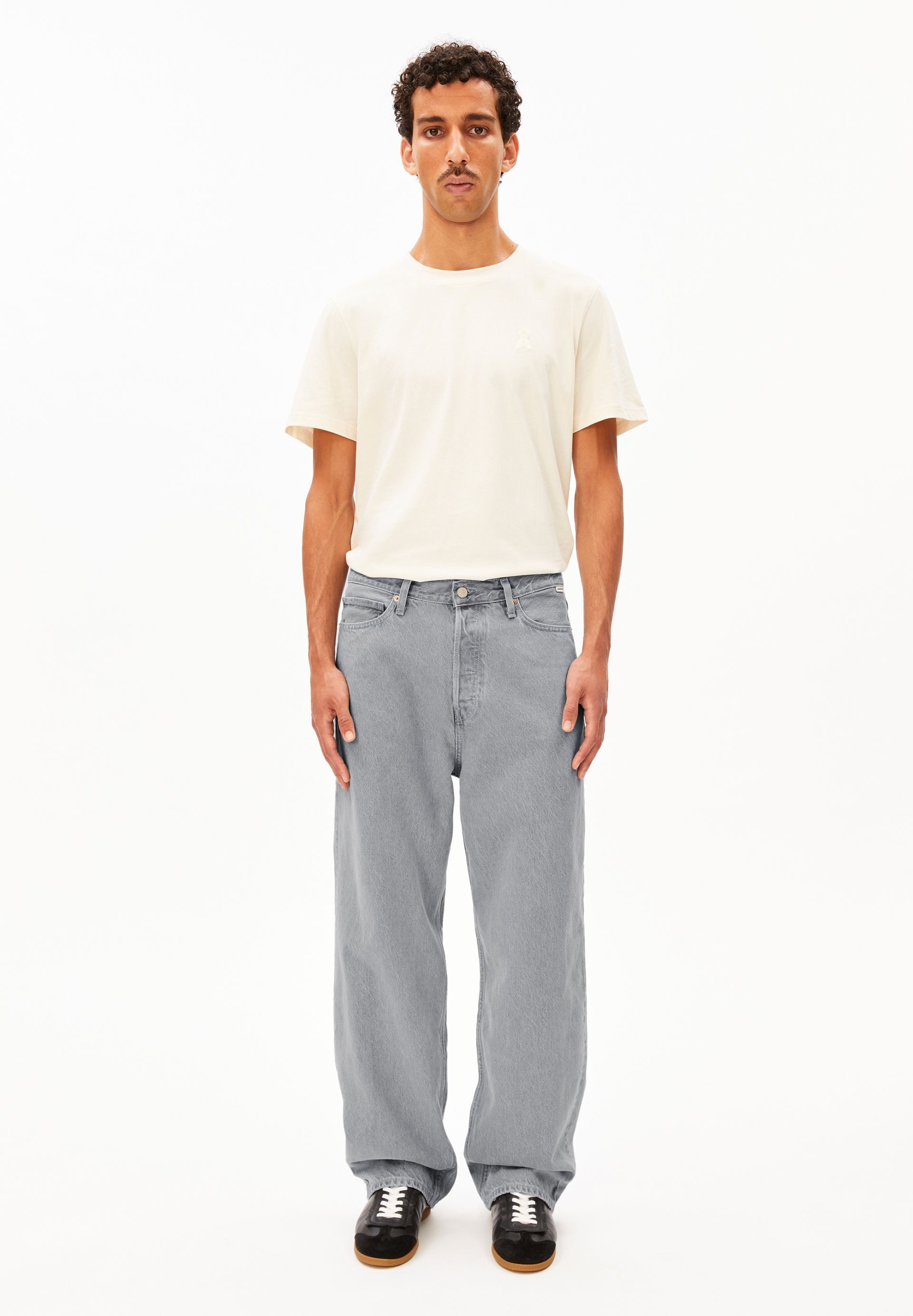 Armedangels Weite Jeans JAAMEO TENCEL™ Lyocell Mix Non Stretch (Non-Stretch, Baggy Fit) Mid waist
