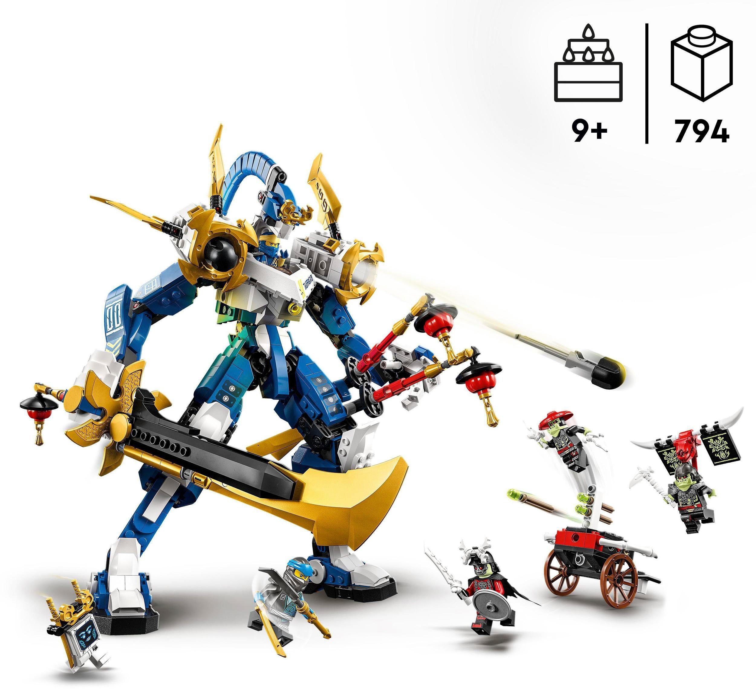 LEGO® Konstruktionsspielsteine Jays in LEGO® Made (794 St), (71785), NINJAGO, Europe Titan-Mech